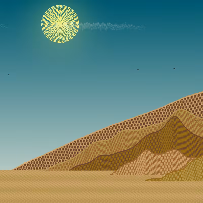 Painted Mountain Sunset #11