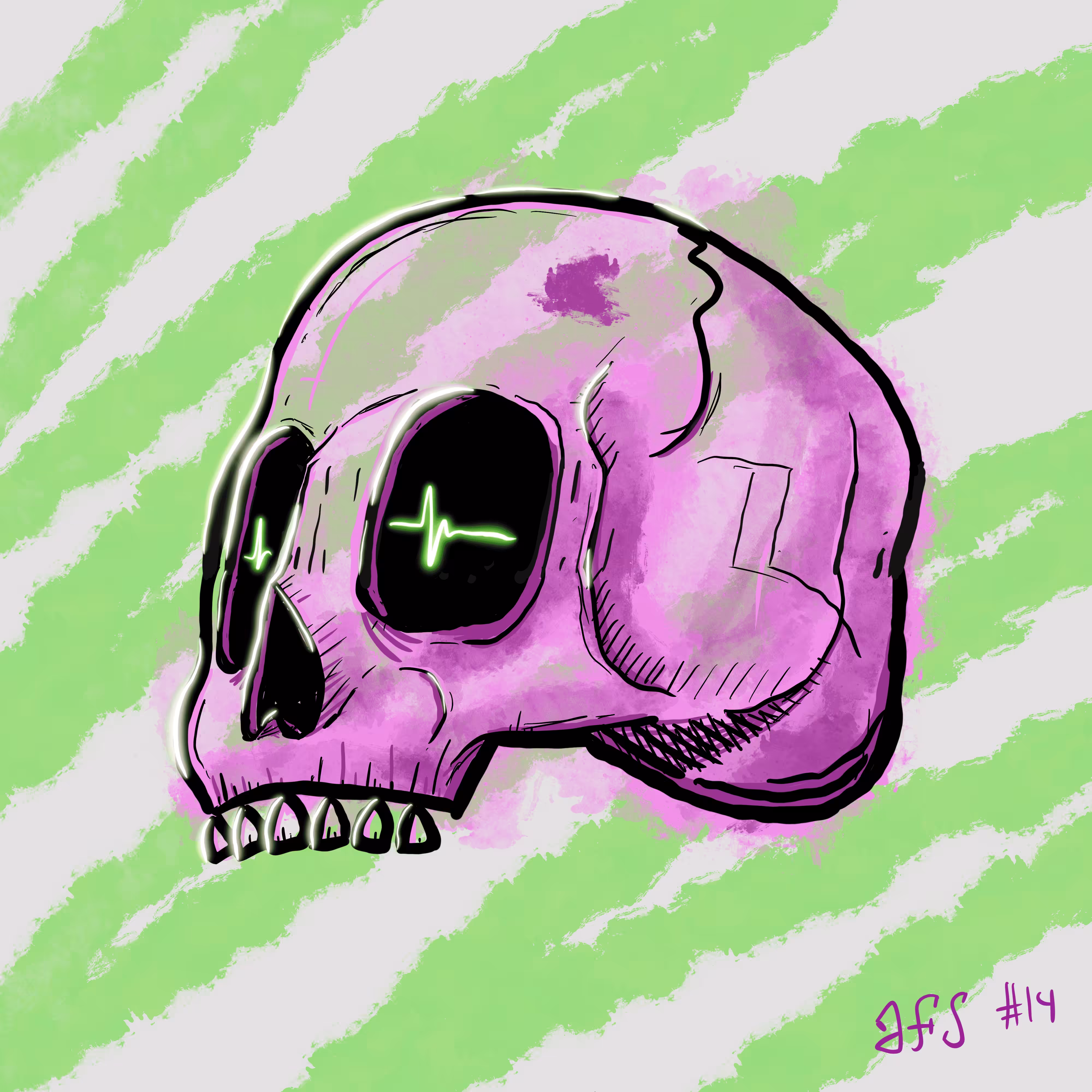 Almost Fancy Skull #14