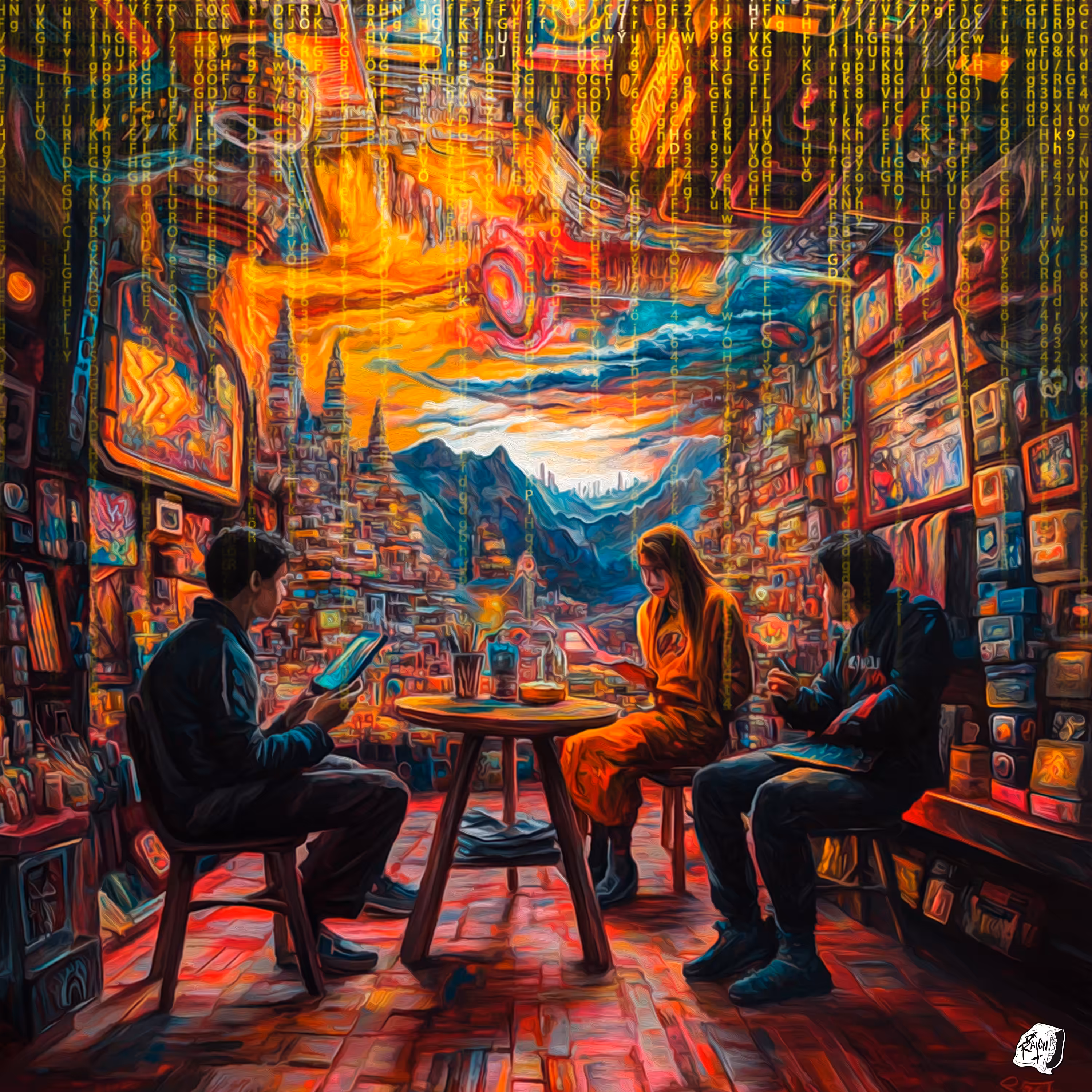 ACID ART: 🧿 Año 2 / 🛸 Día 127 - En m1 sh0wr00m