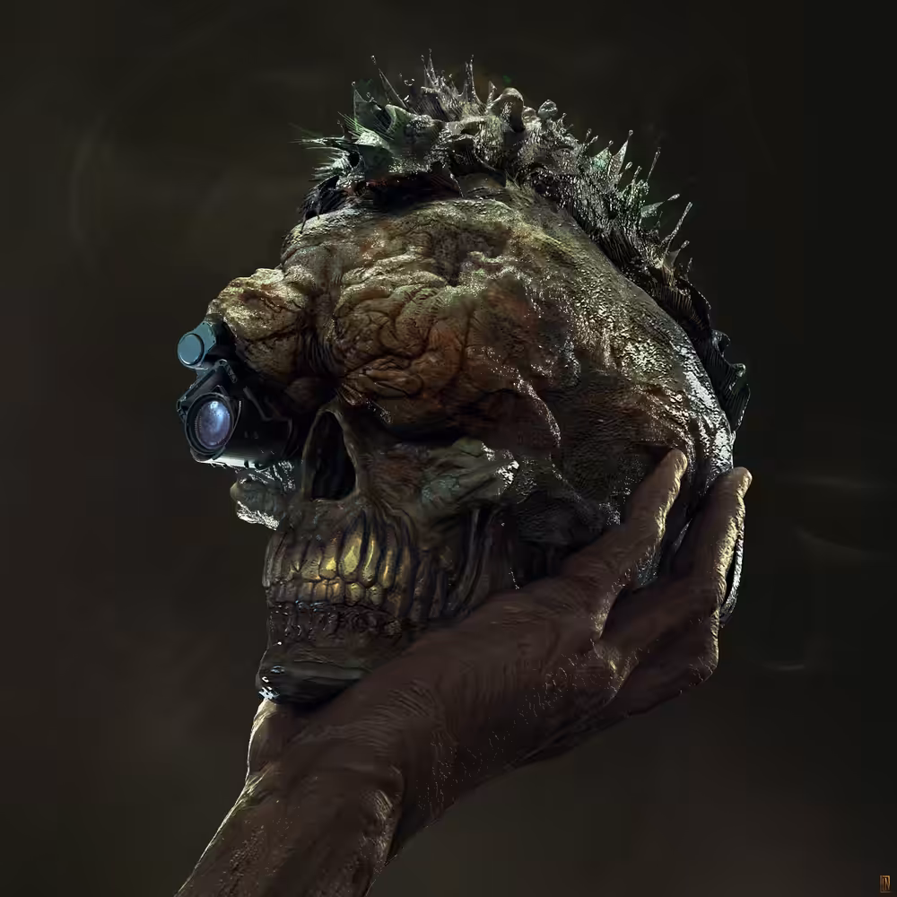 Skull -3D Concept Sculpture