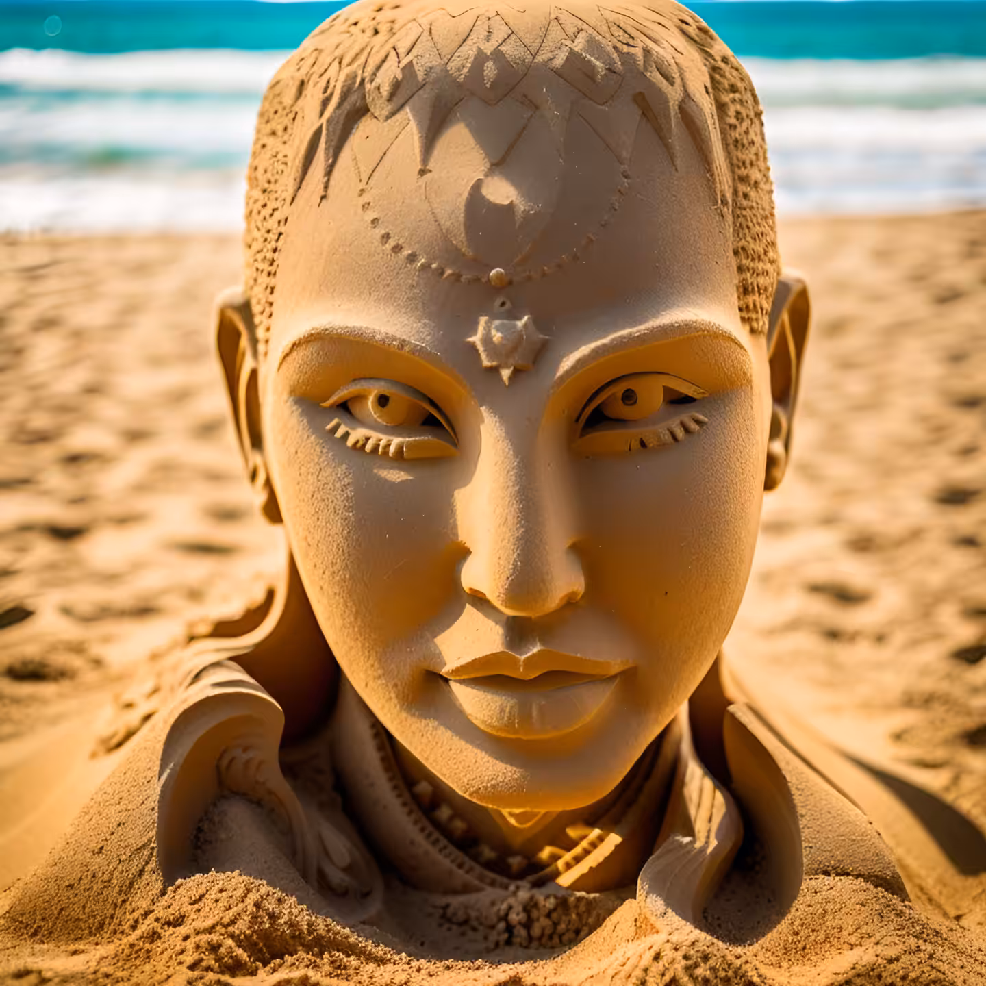Avatar - Sand Sculpture
