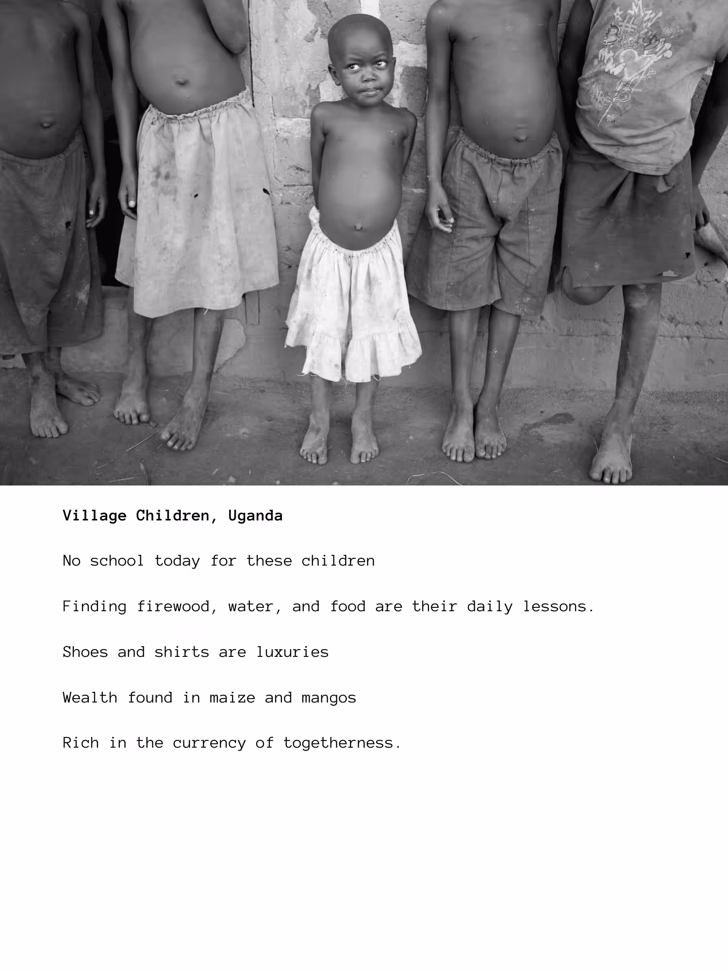 Village Children, Uganda 