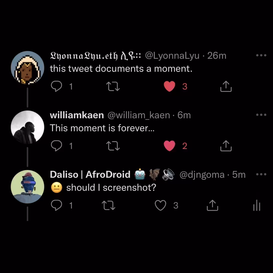A Screenshot Moment