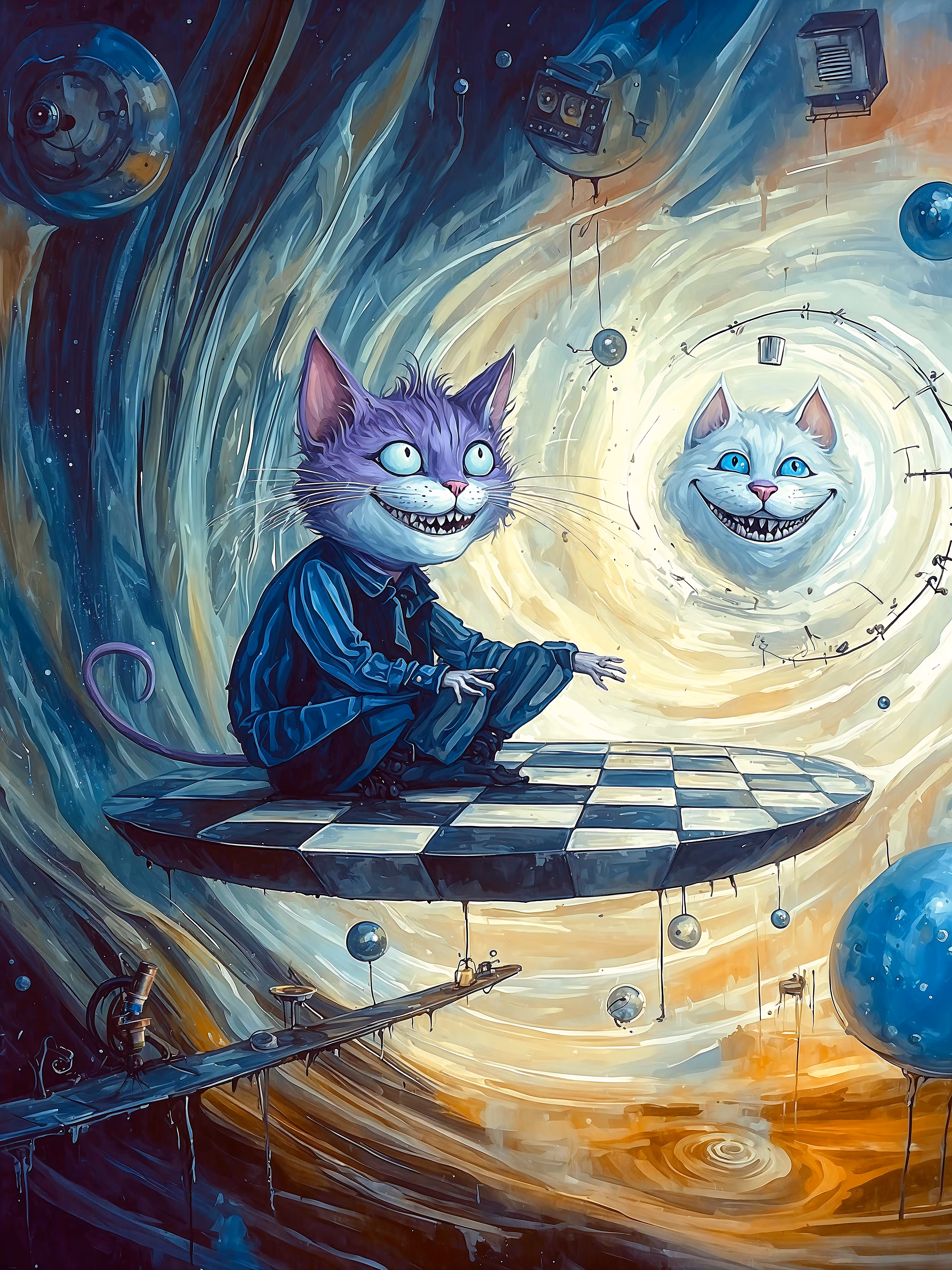 Cheshire Cat meets Schrödinger’s Cat 🐈🐈‍⬛