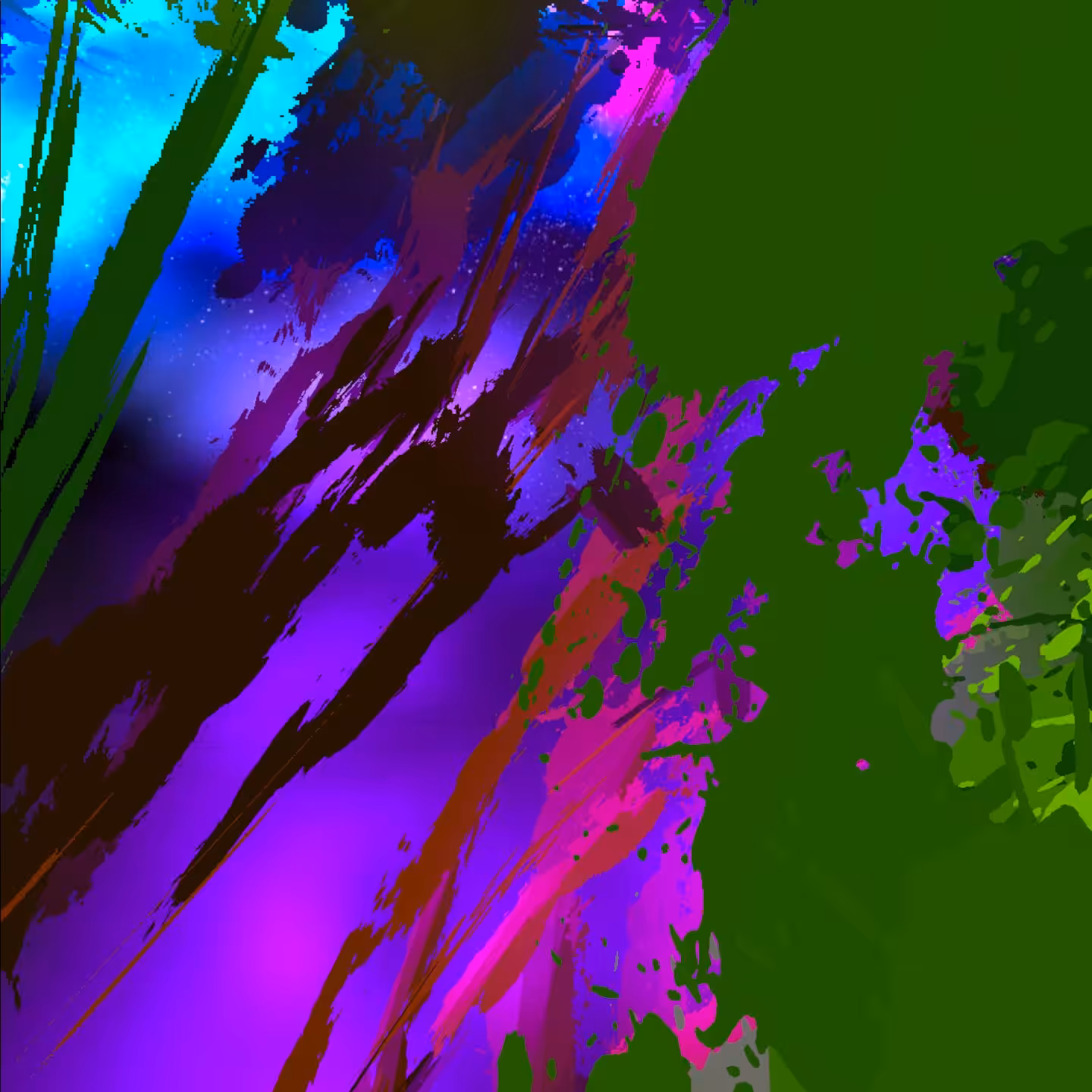 Abstract Art of Virtual Reality (VR): VR "Sensações"