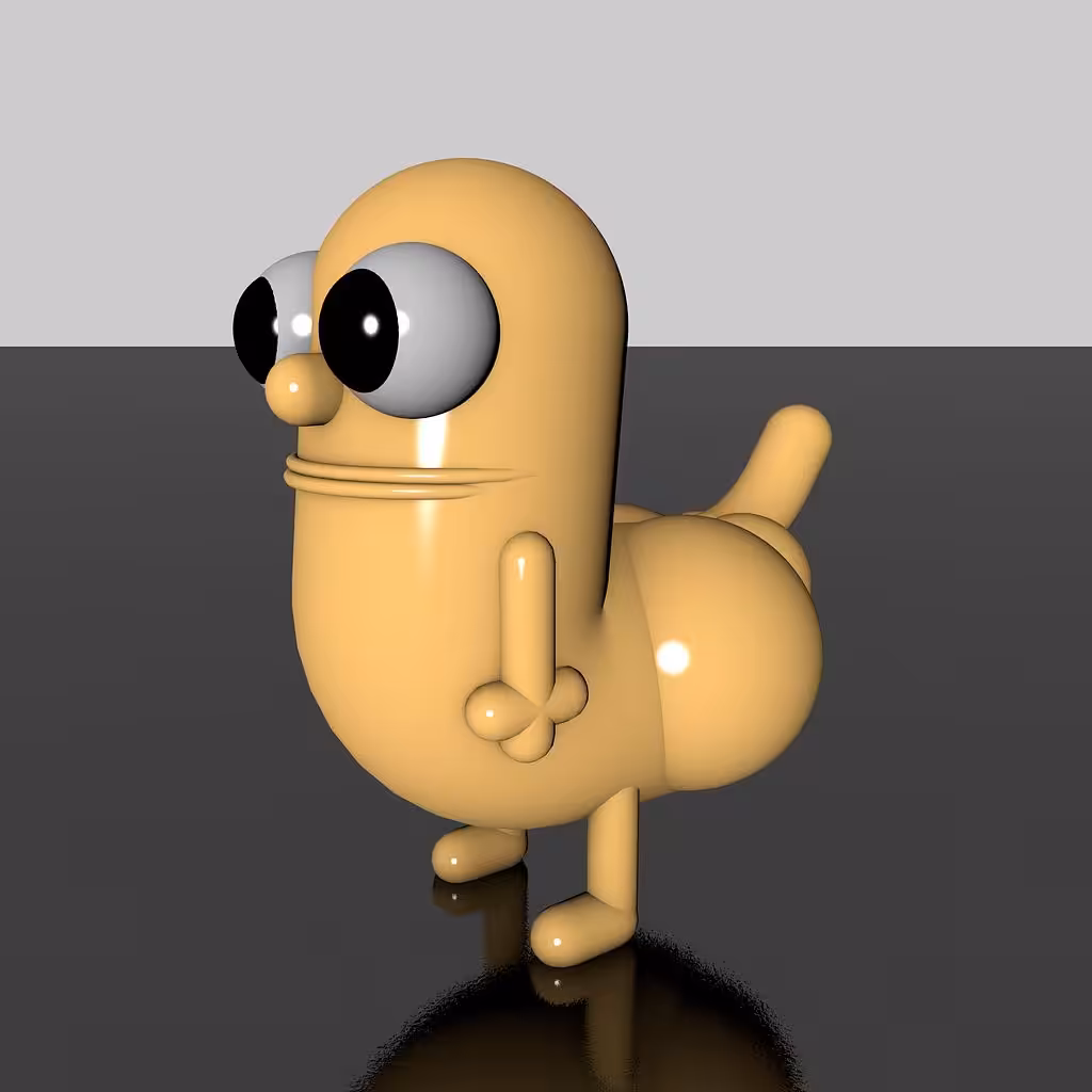 Dick Butt (beige) - Cryptoy #049