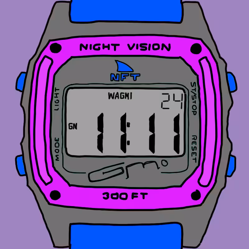 Make a Wish NFT Watch - Colorway #7