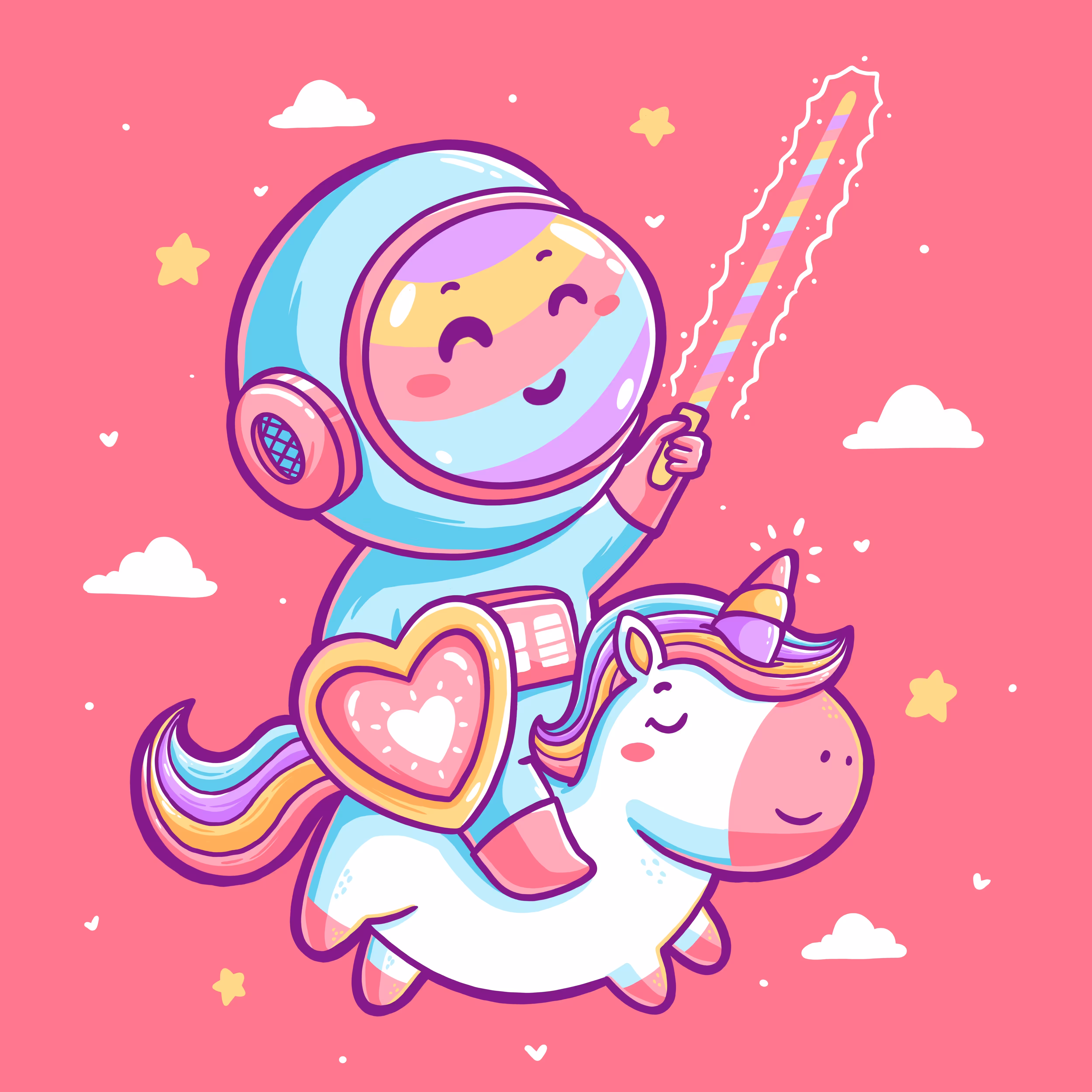 Astronaut unicorn