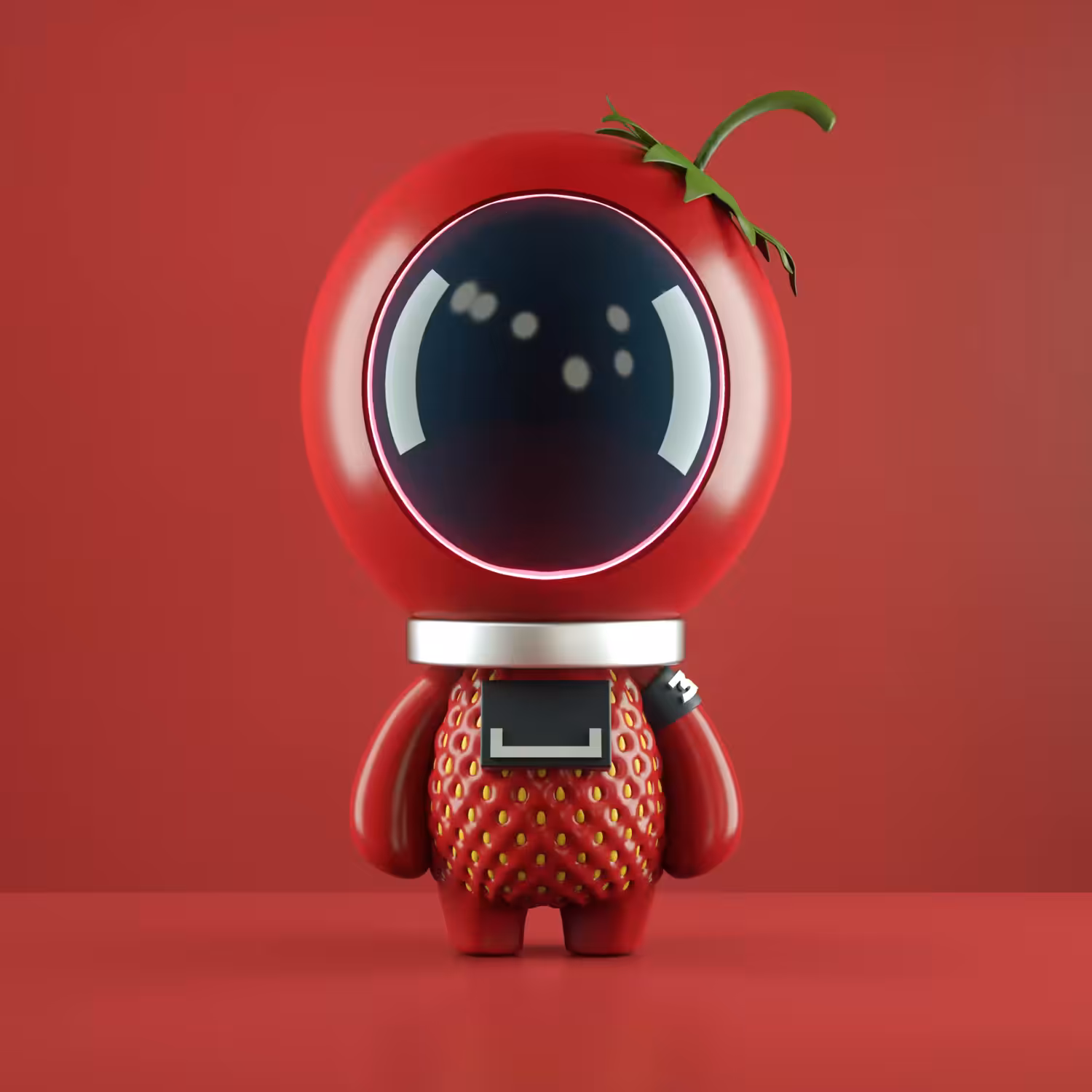 Astronaut #32 Strawberry