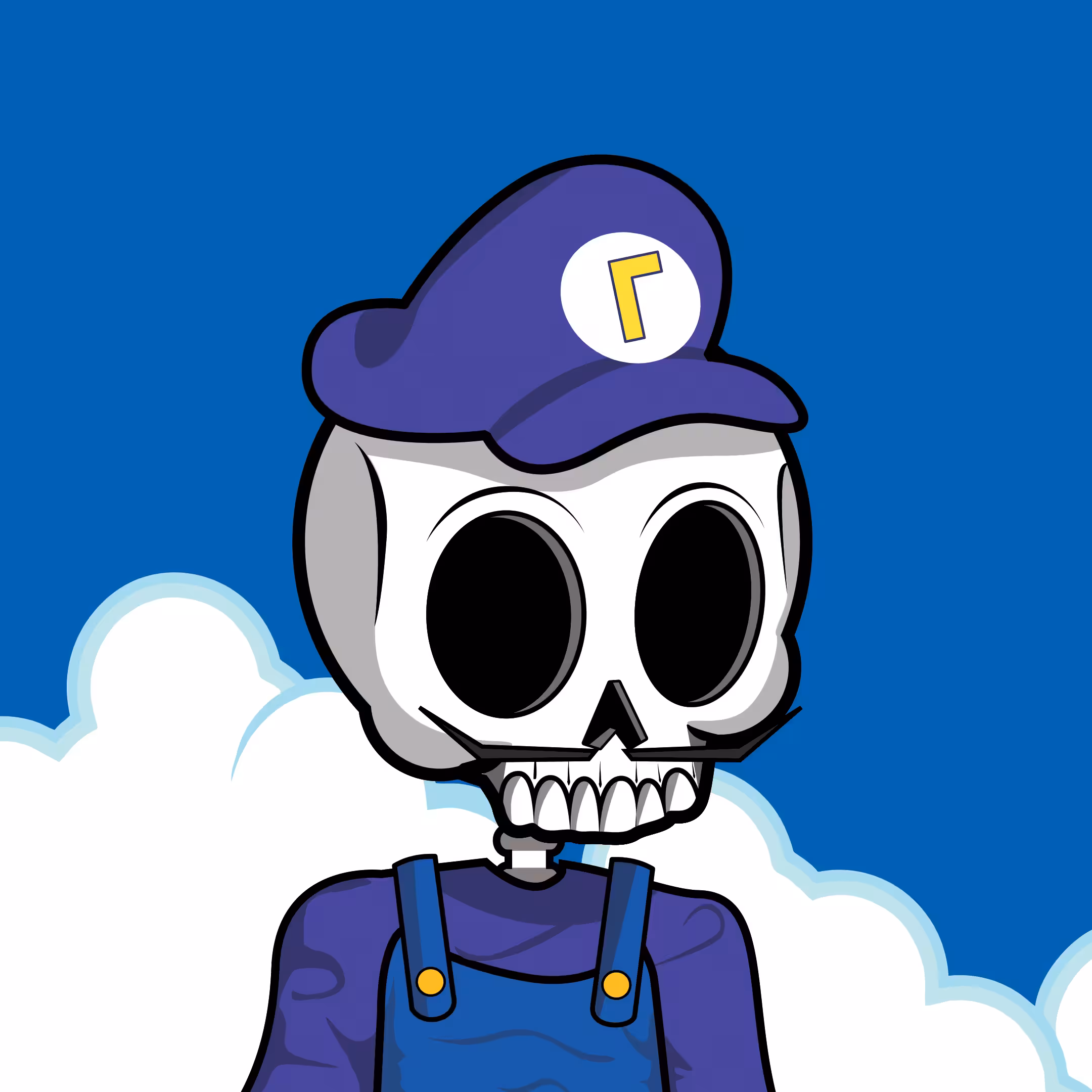 Edgar The Skeleton - Waluigi #162