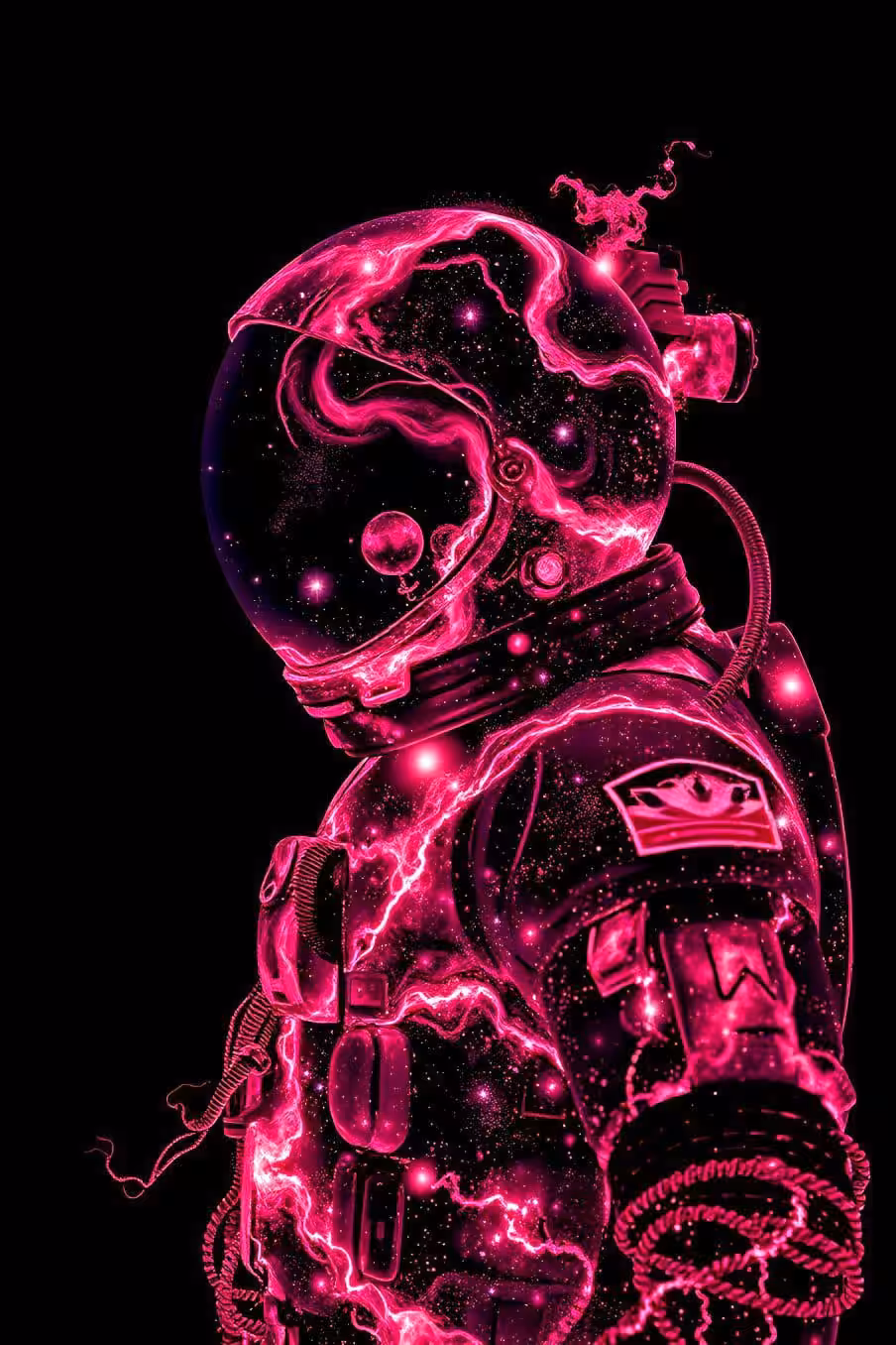 Cosmic Nebula Astronauts  #0425