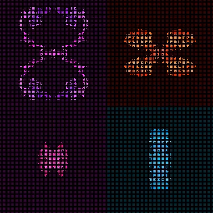 Dither Creatures 2x2 #91