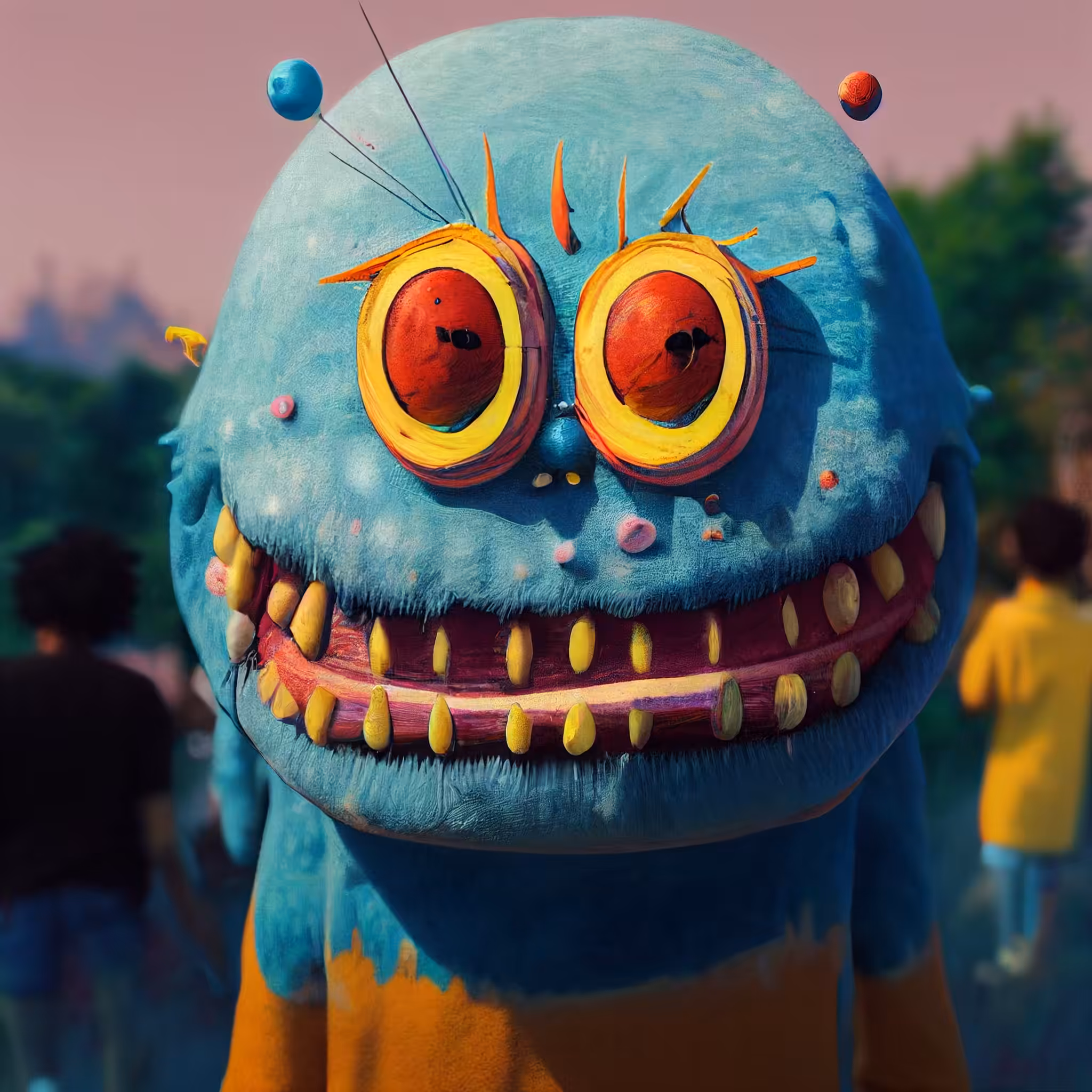 Basquiat Little Creatures: Little Creature #00372