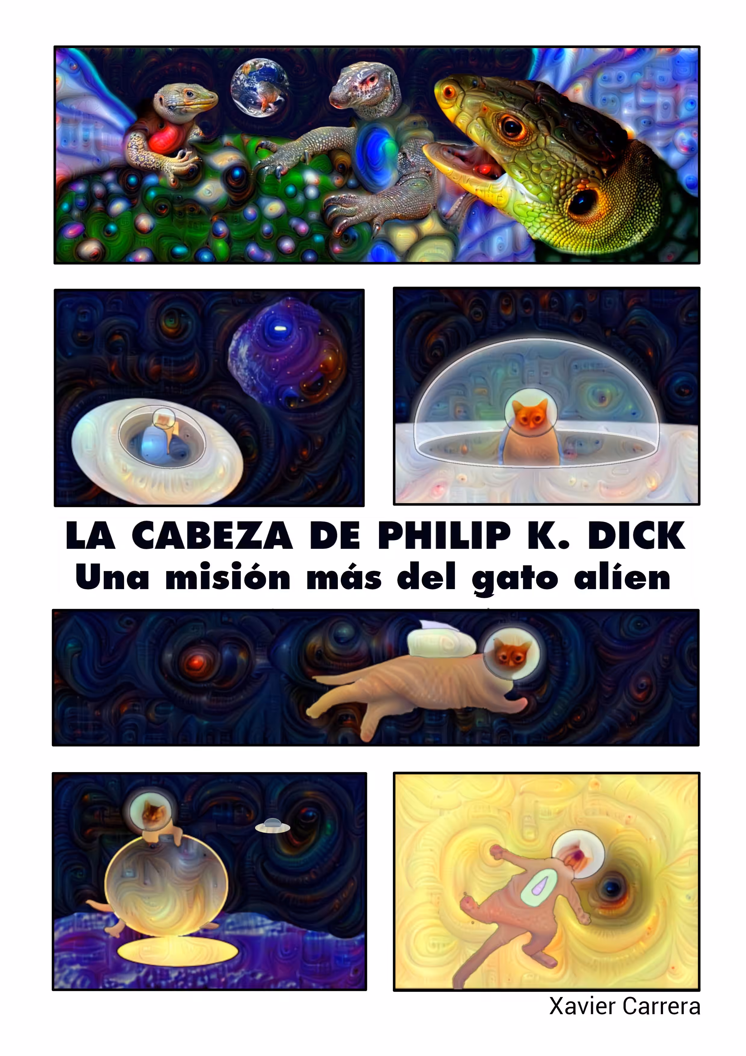 The head of Philip K DICK (adventure of the alien cat) 1/2