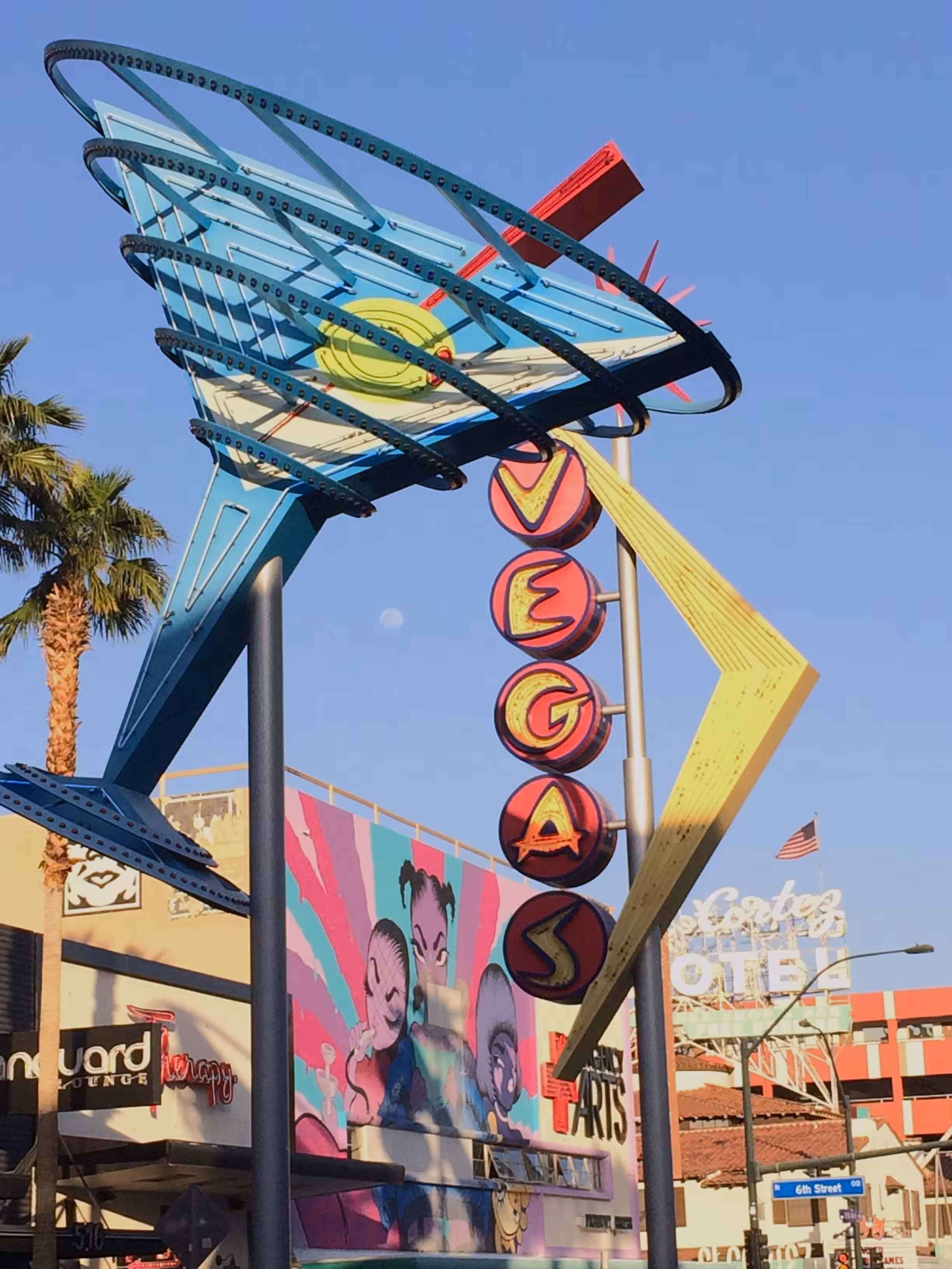 Daylight Gleam: The Neon Martini and Vegas Sign