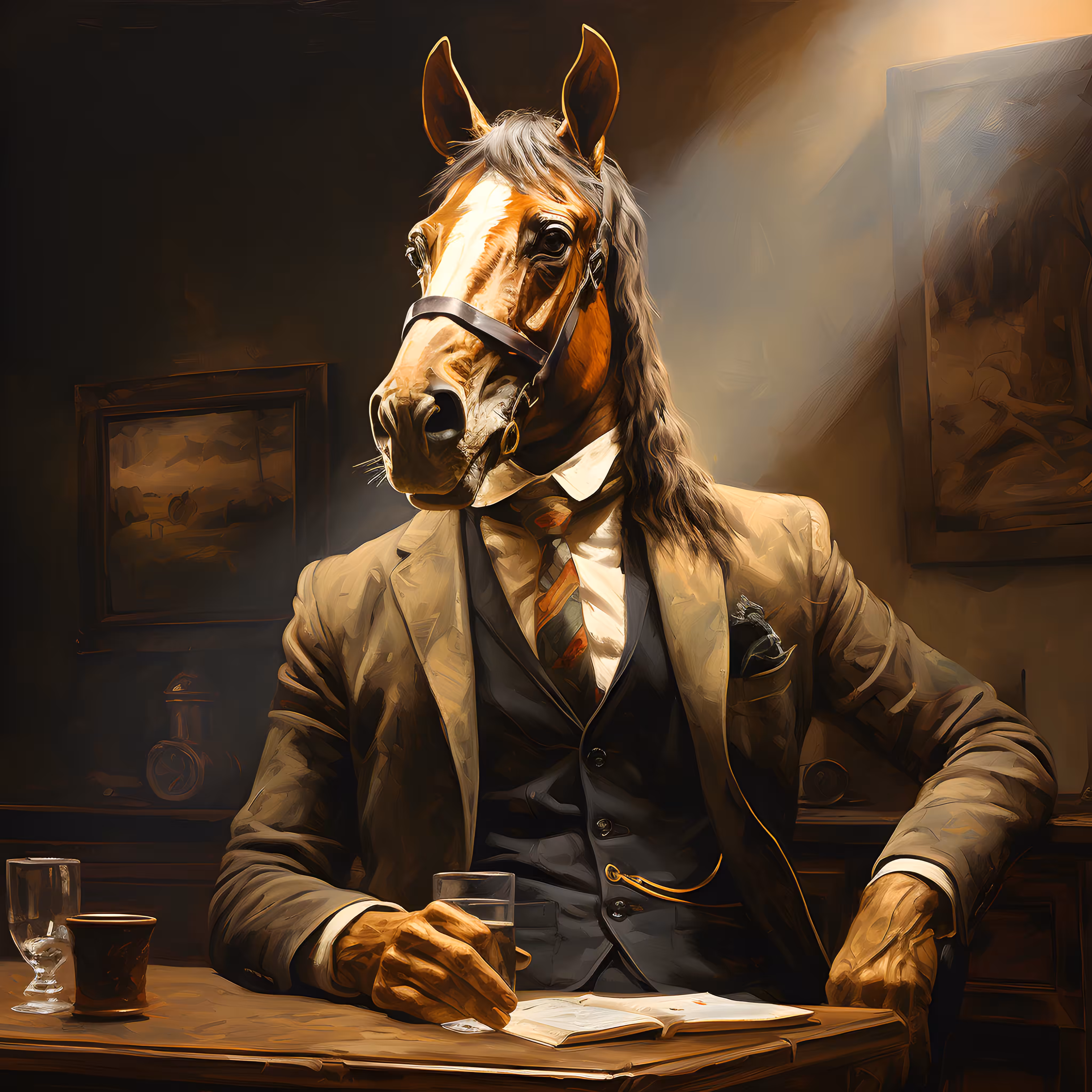 anthropromorphic horse