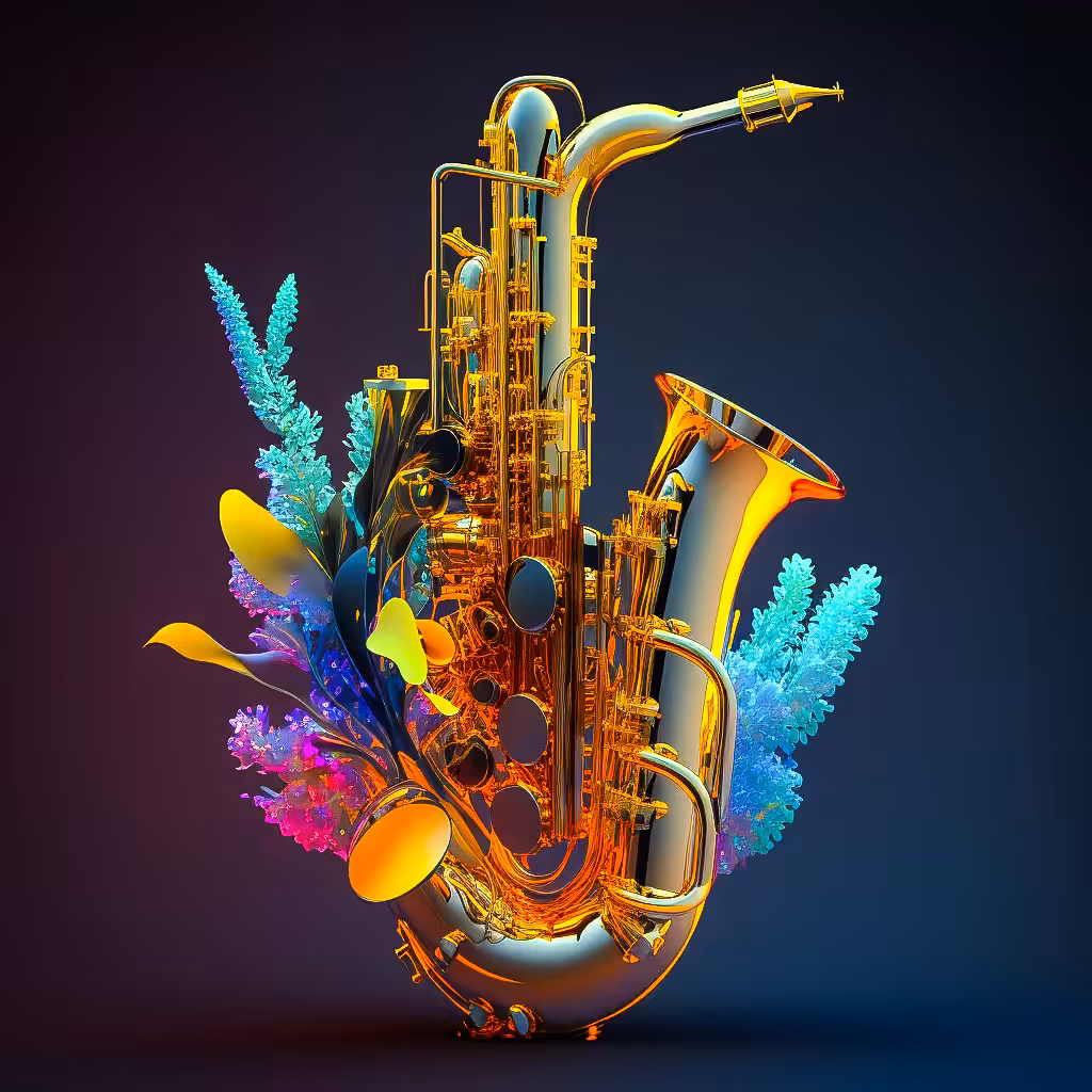 Abstract fun #24 : saxophone