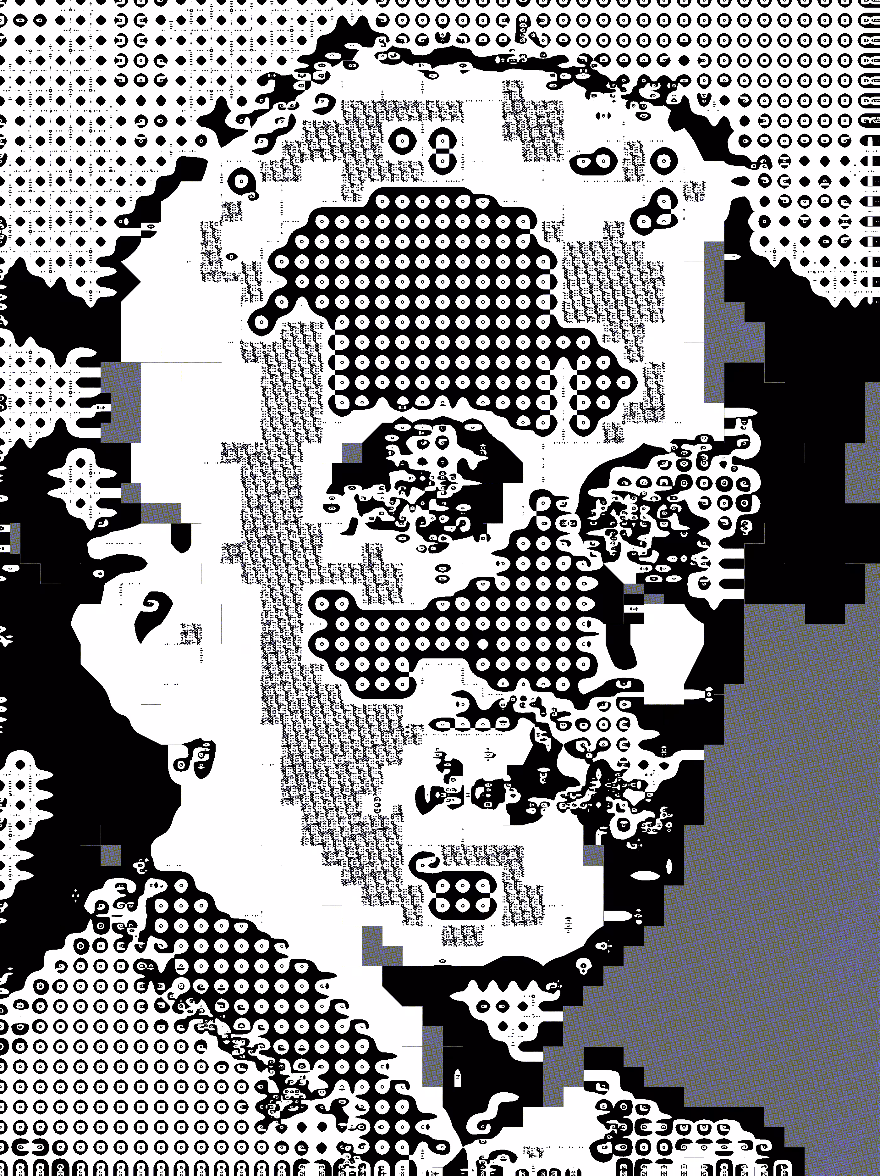 glitch portrait