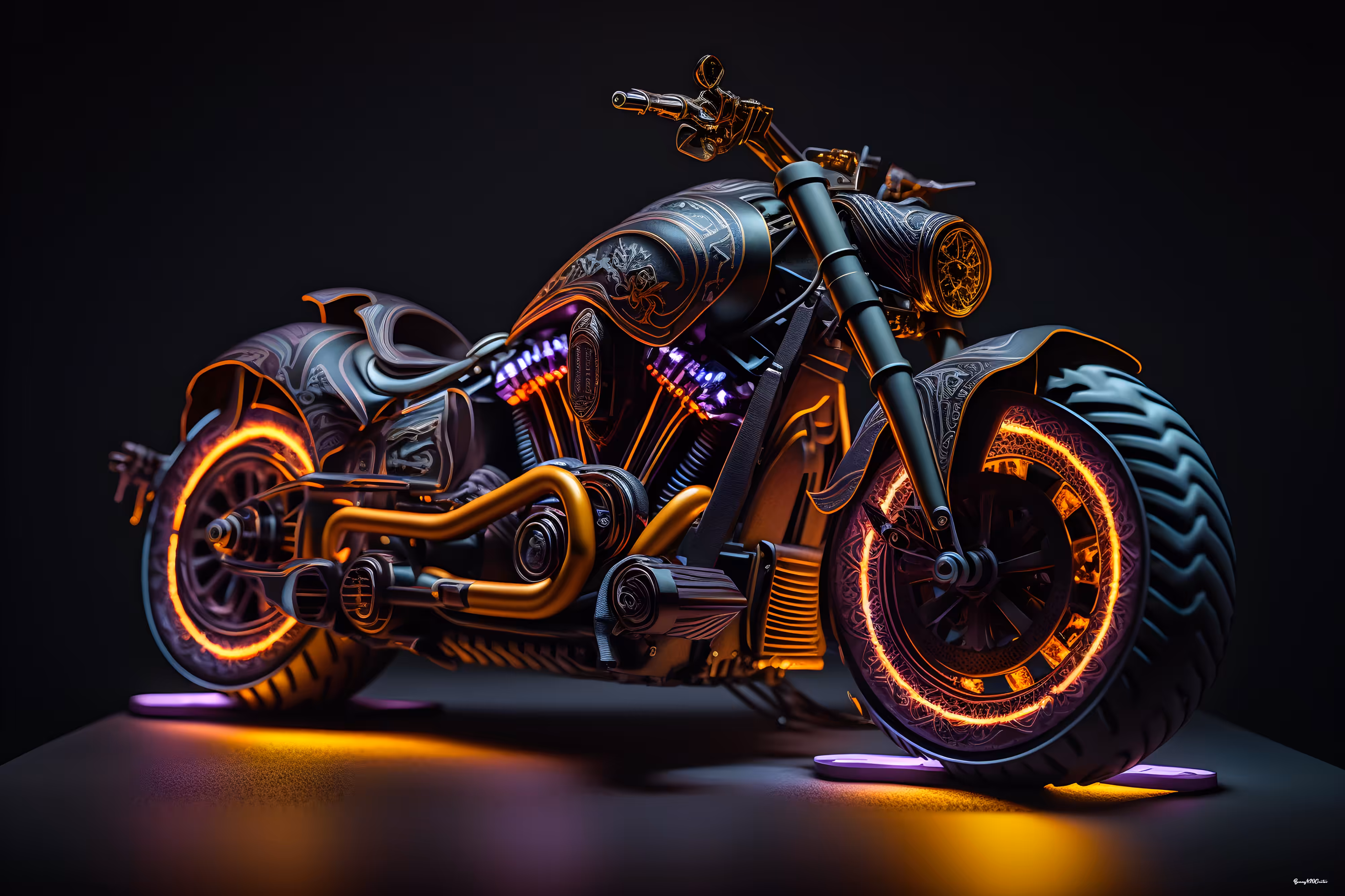 Grunge Motorbike #7
