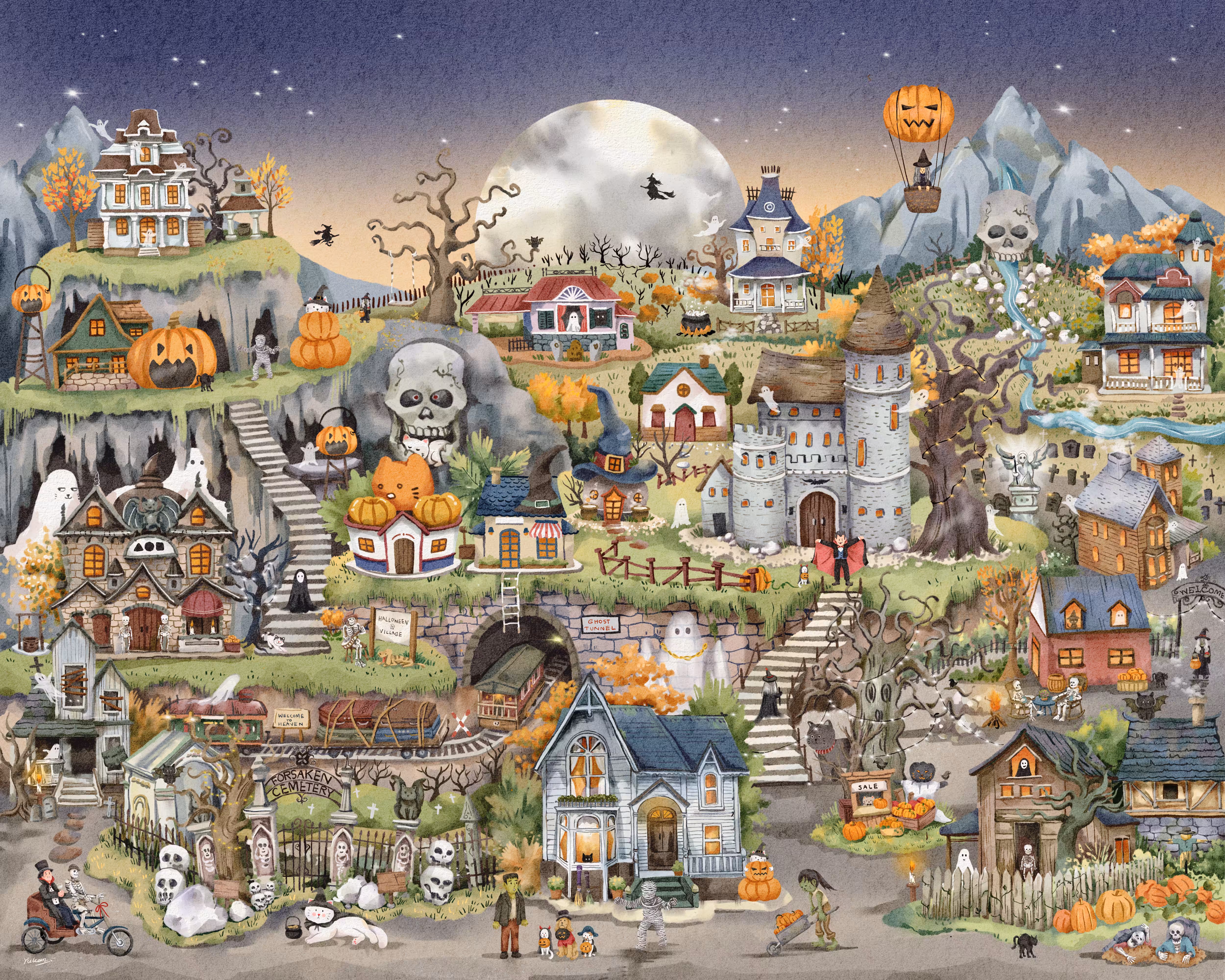 The Halloween Village