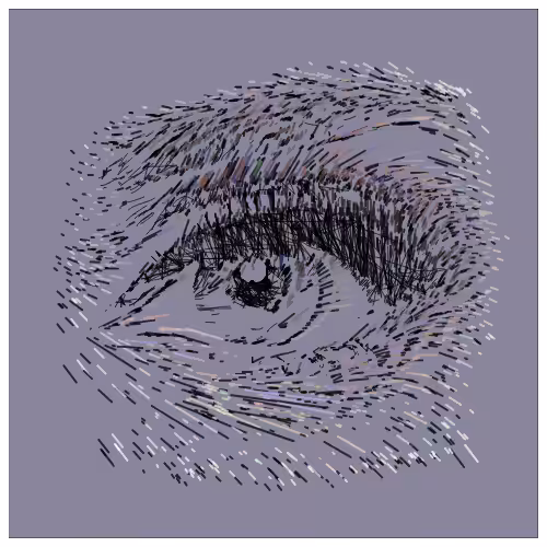 Vector Drawing Eyes A_ #1