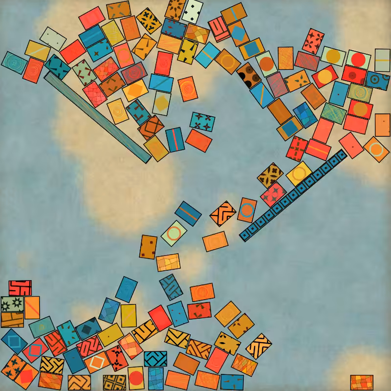 Collisions: Art plus Physics #19