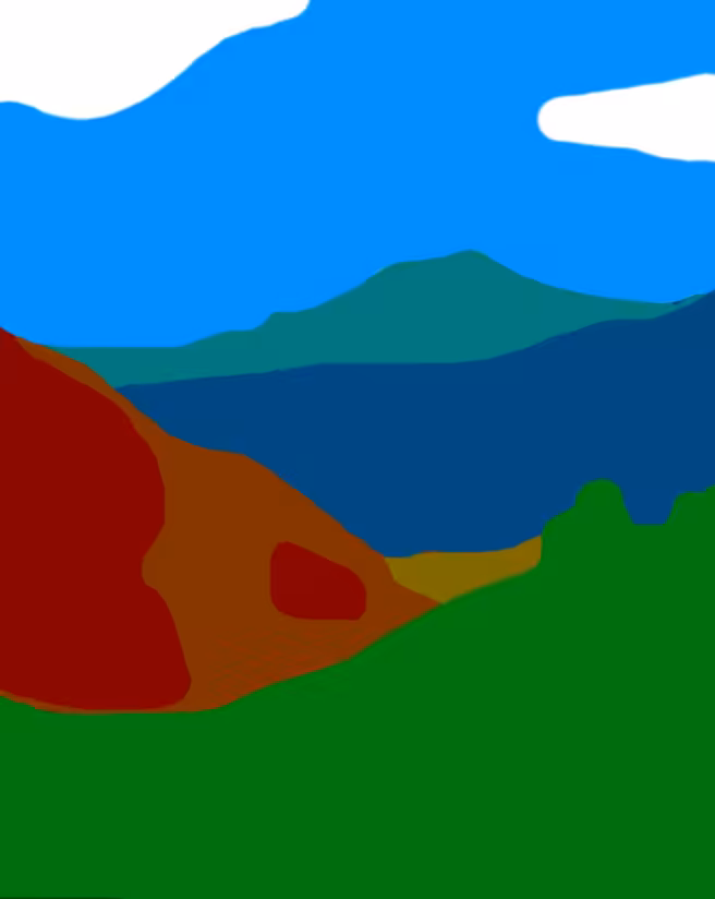 Au loin la chaine de montagnes des Etirayes
