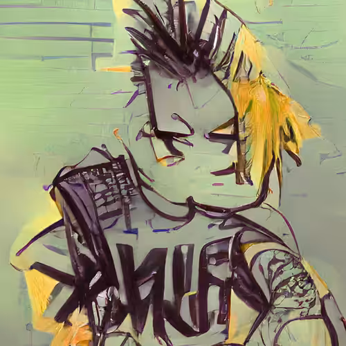 Scribbled Punk #12