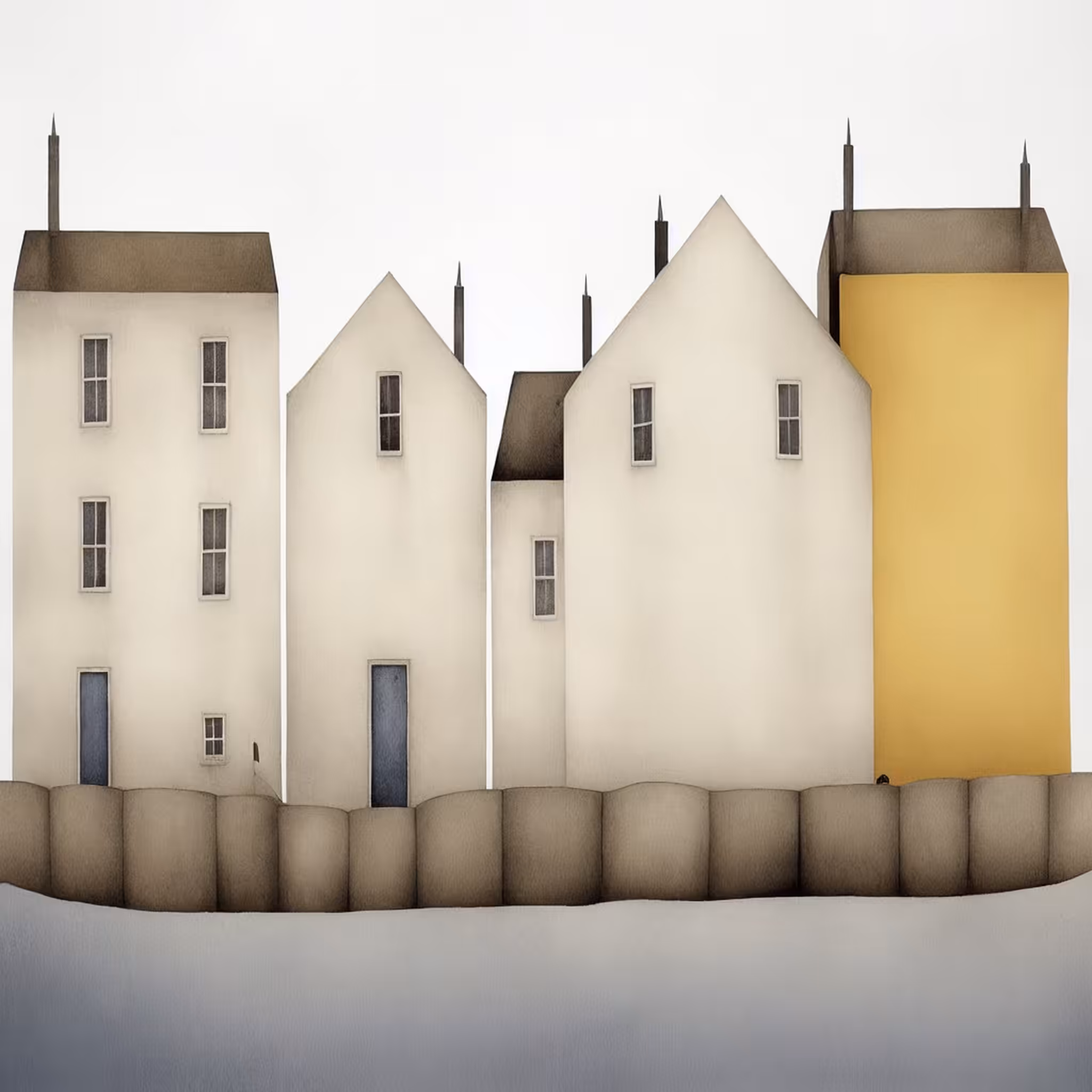 Yellow Trees and Houses - 1 #30