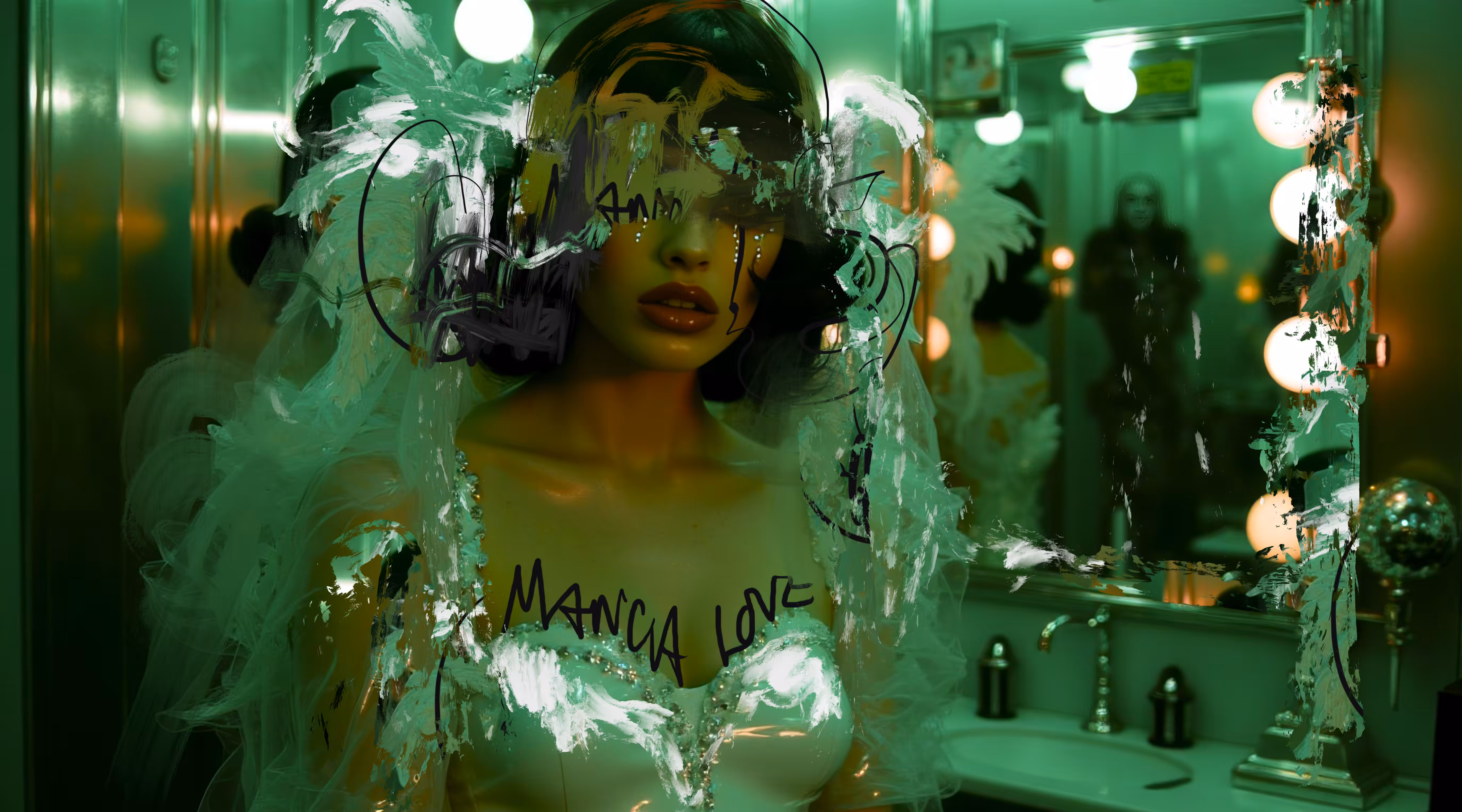 PORCELAIN ANDROID - THE MANGA MACHINE: Green Manga
