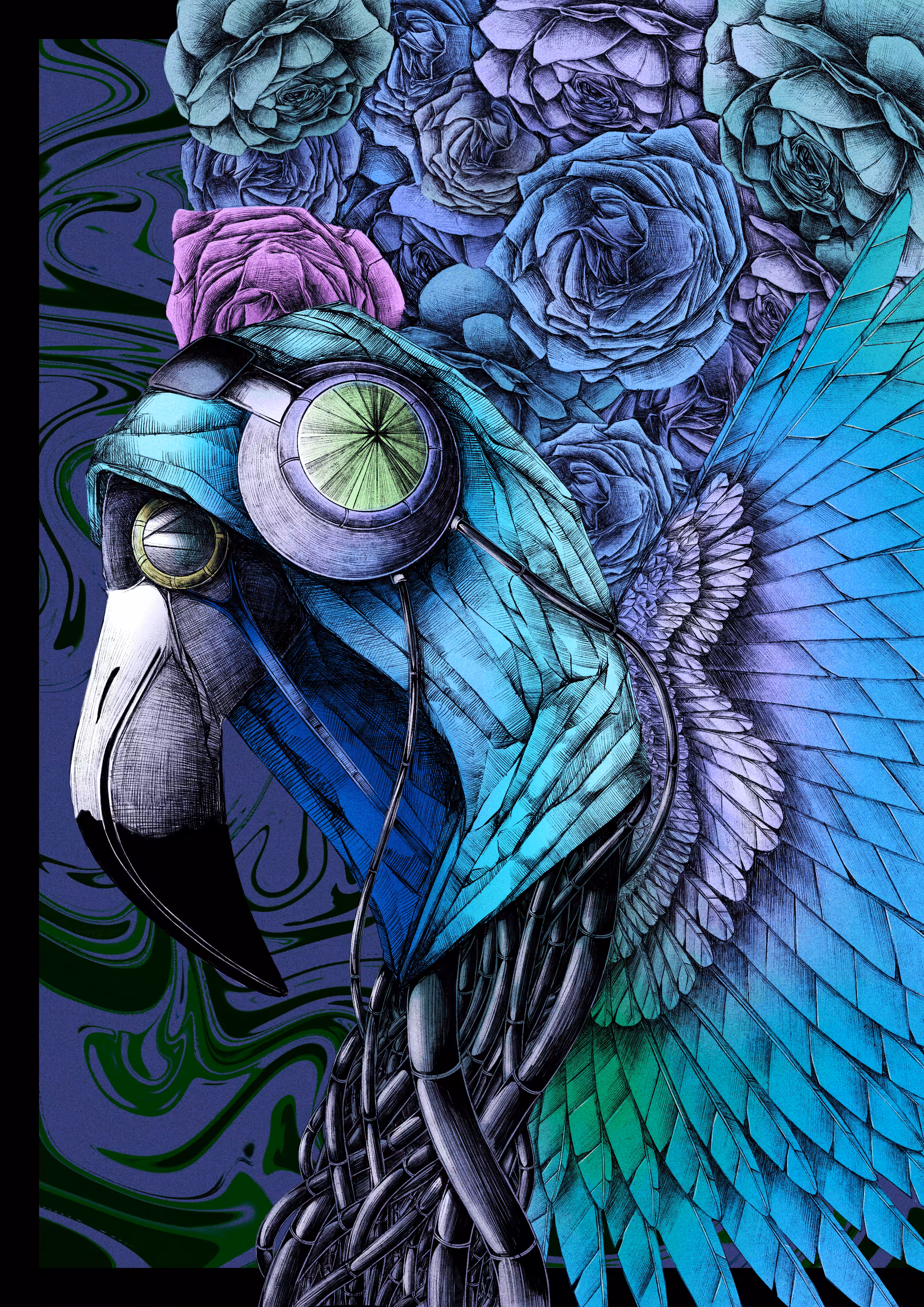 Flamingo【Blue】