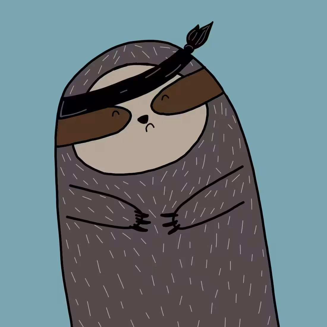 Finger Sloths: Samurai Sloth