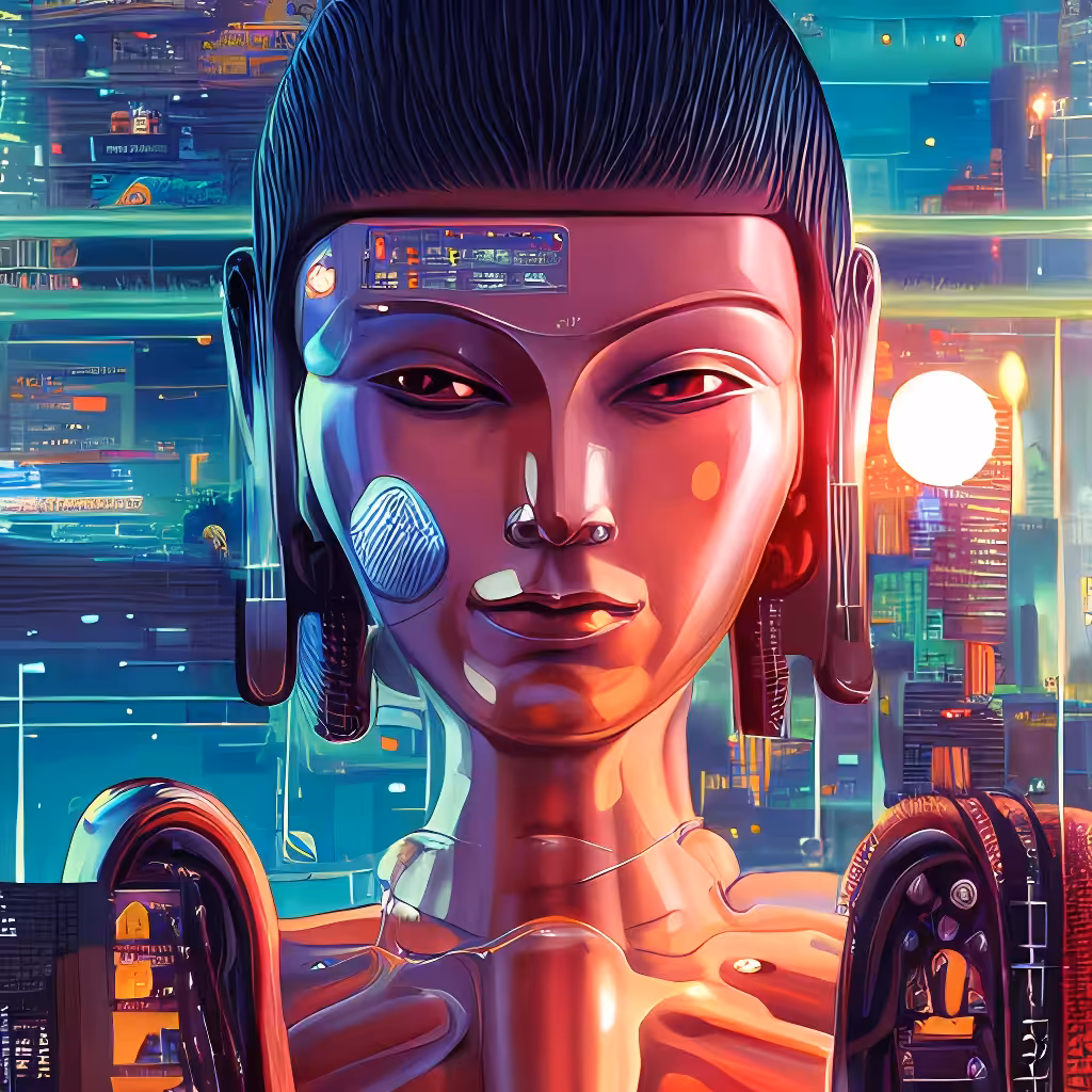 Buddha Futuristic: The Bodhisatta image: 9