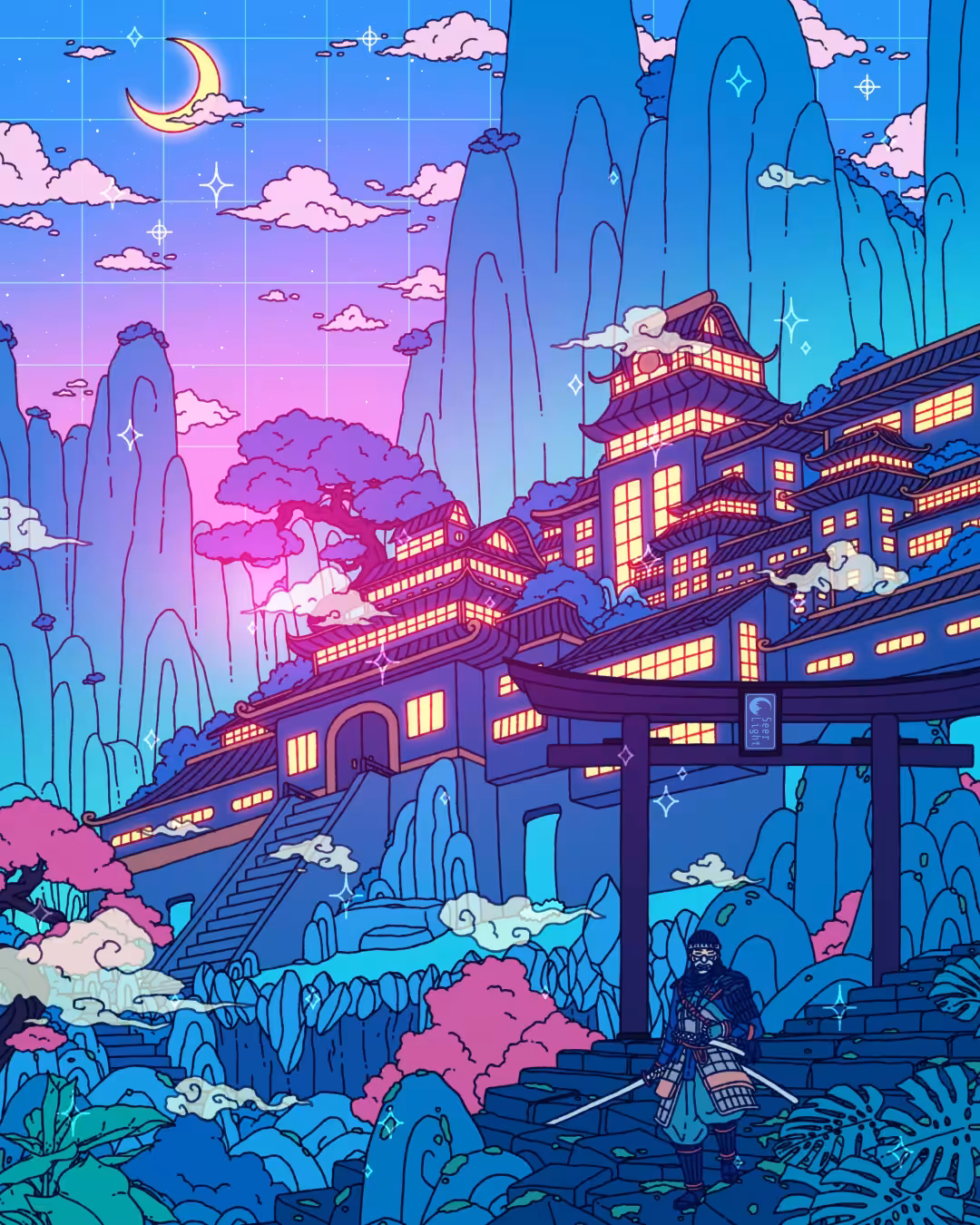 Temple in the Mountains