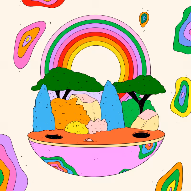 🌈🌴🪐 #111