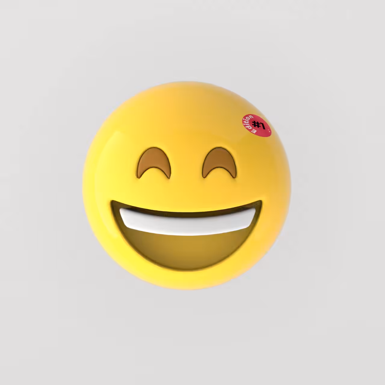 Rolling Happy Face Emoji #1