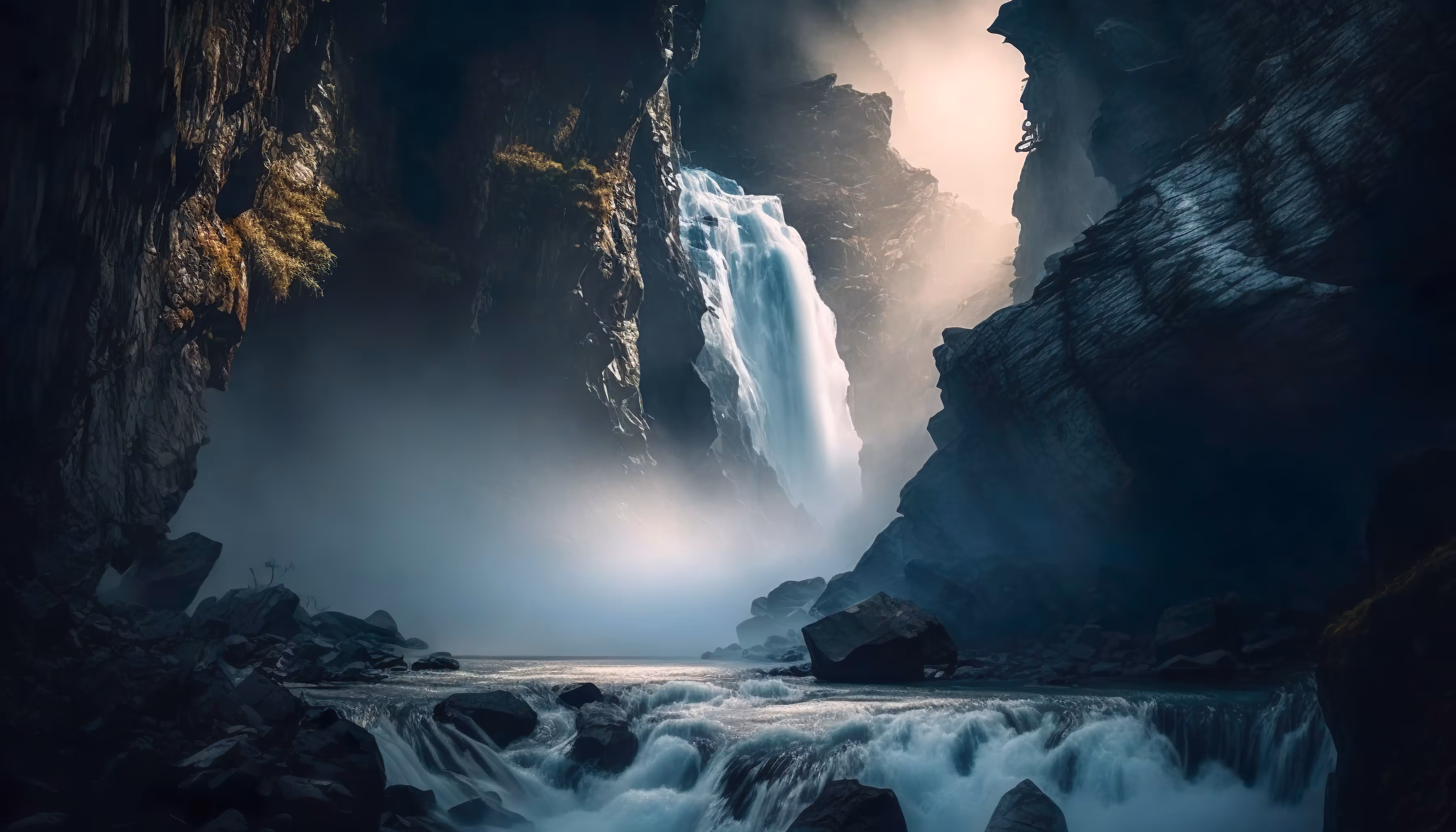 Ethereal Waterfall