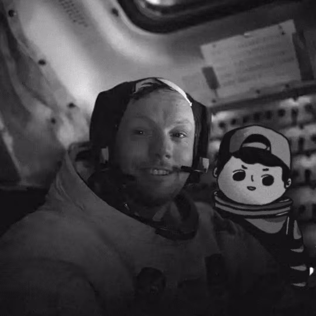 Archives: Russel and Neil Armstrong.
