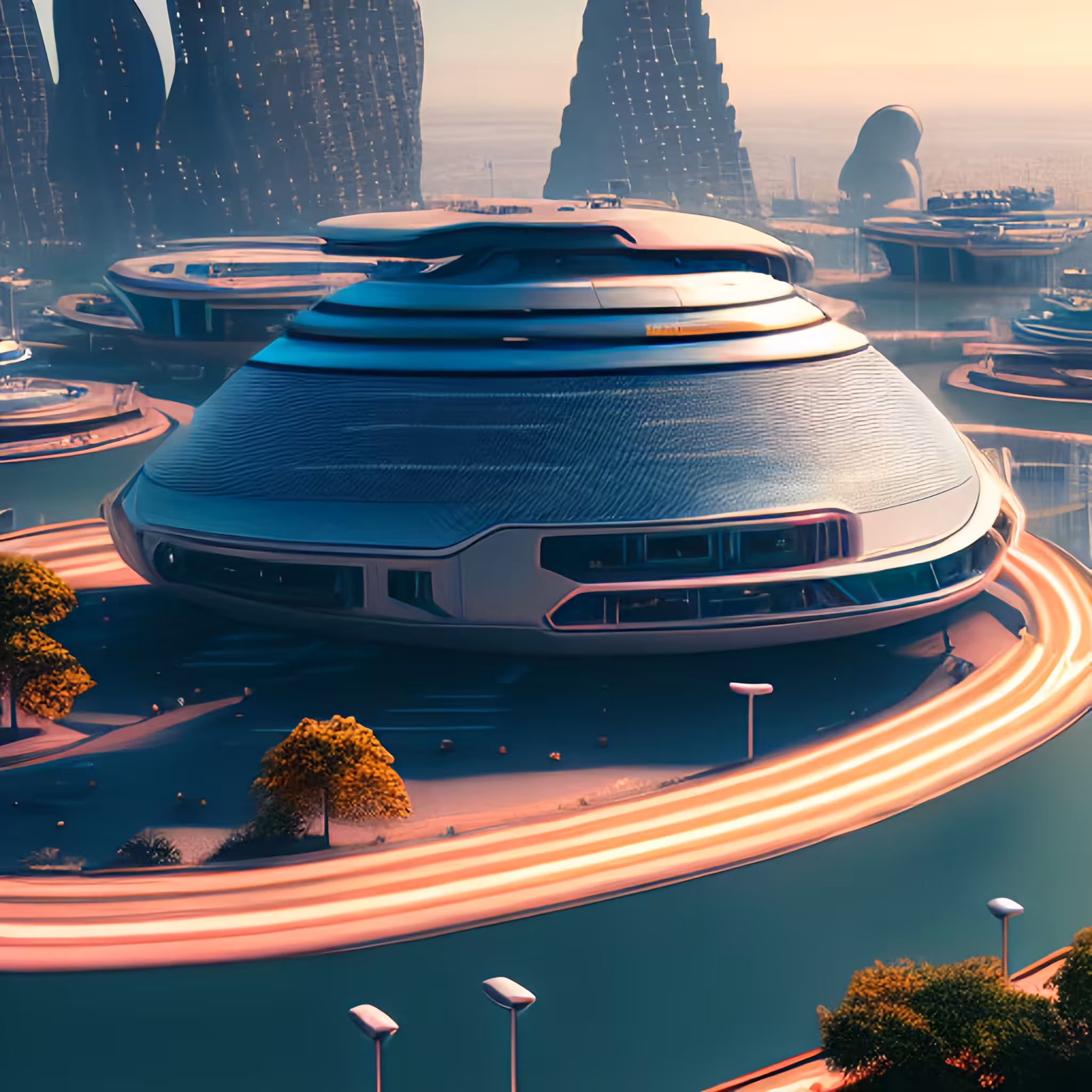 FUTURISTIC CITY #86
