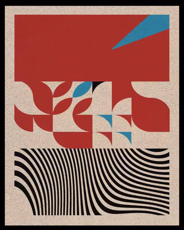 Bauhaus art #red #27