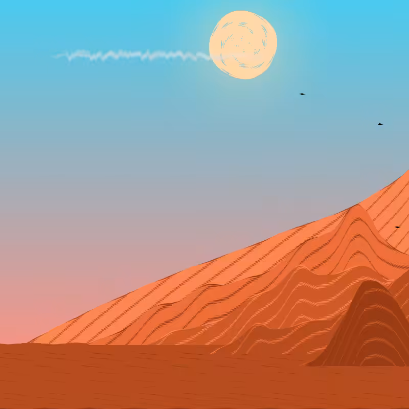 Painted Mountain Sunset #199
