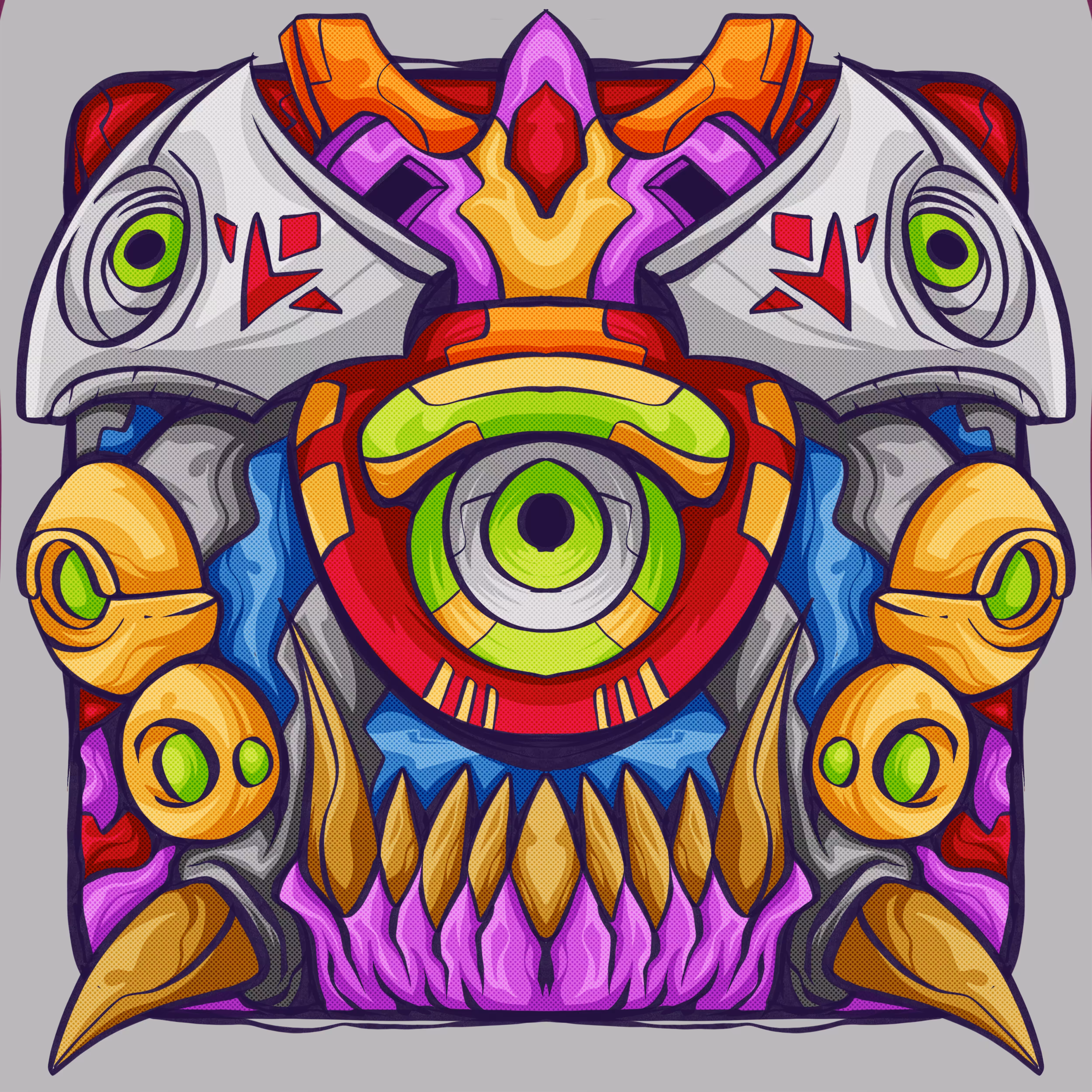 Face in box #7