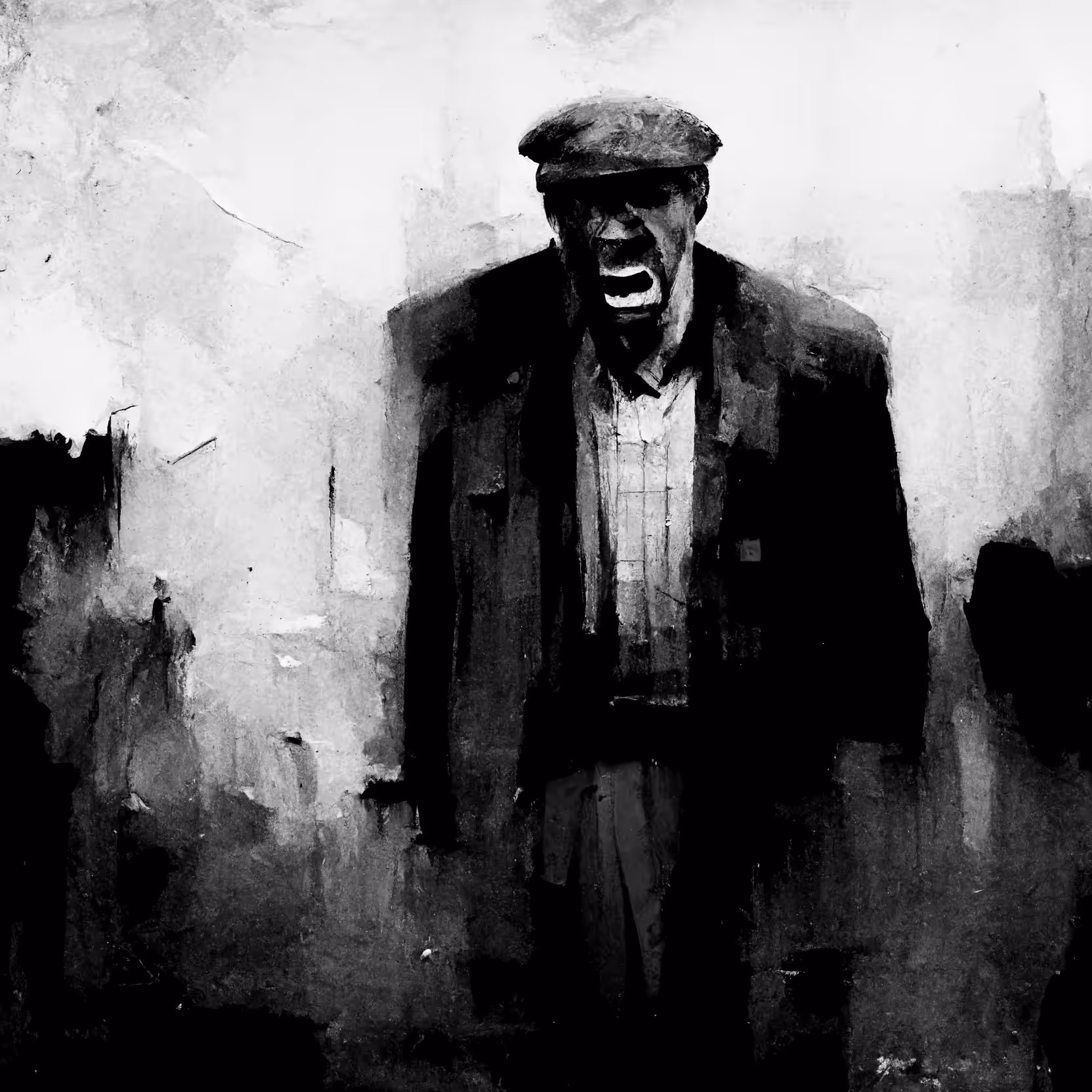Angry man