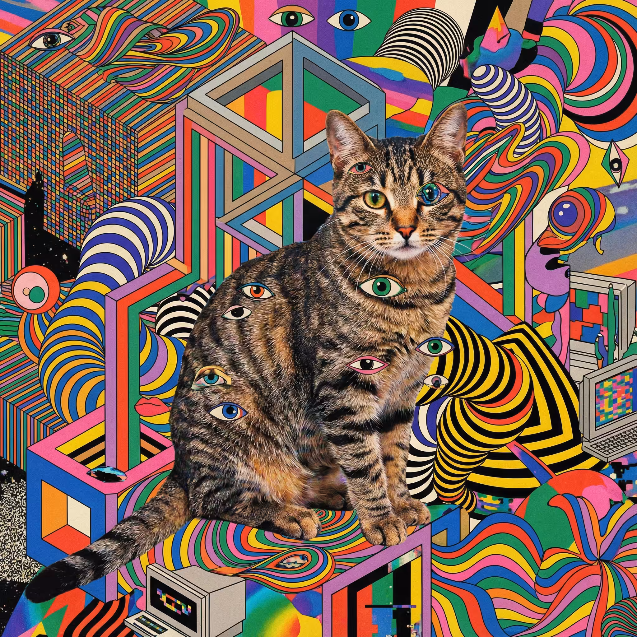 abstract cats #63