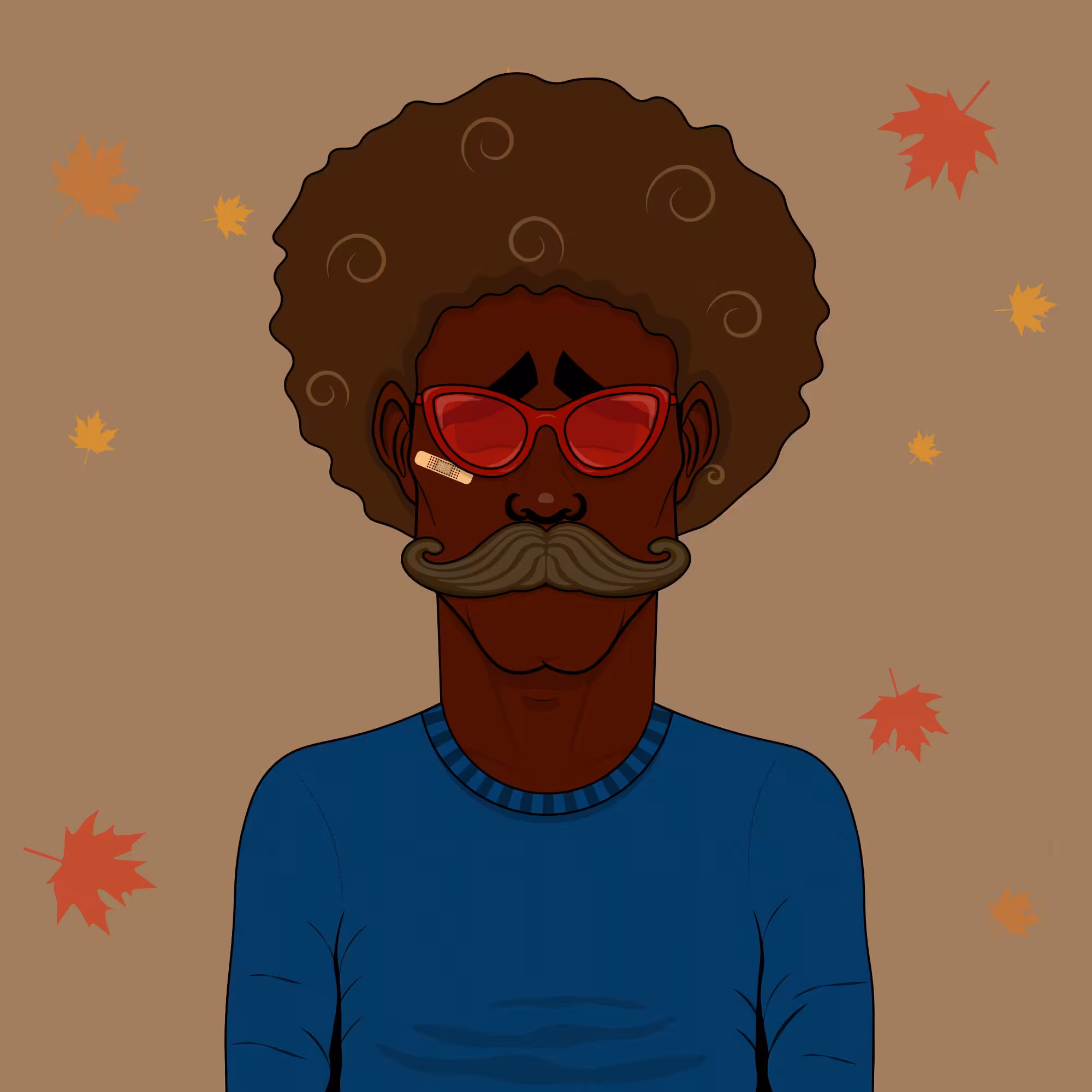 Mustachioed #240
