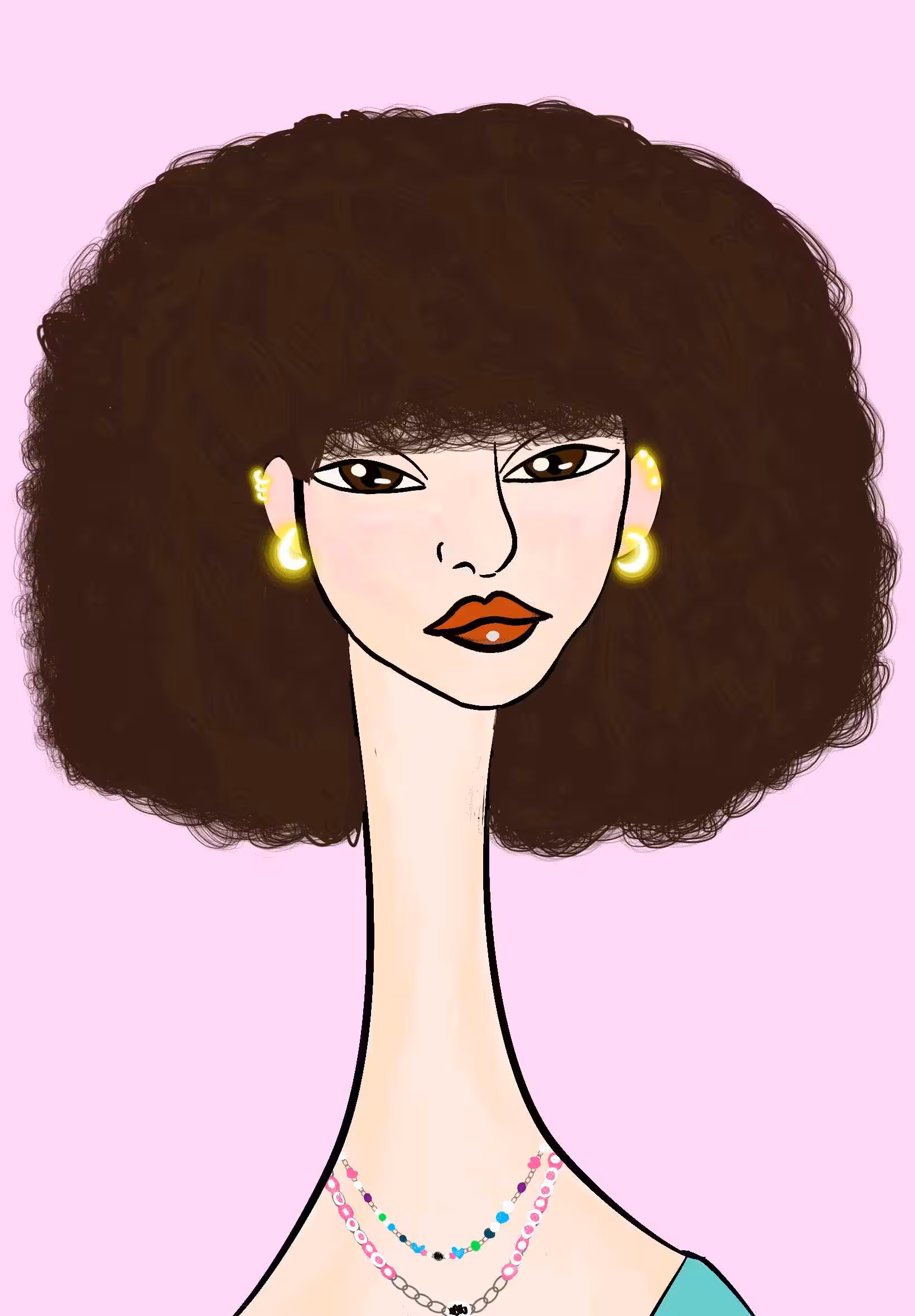 Long Neckie Ladies: Long Neckie Lady #2843