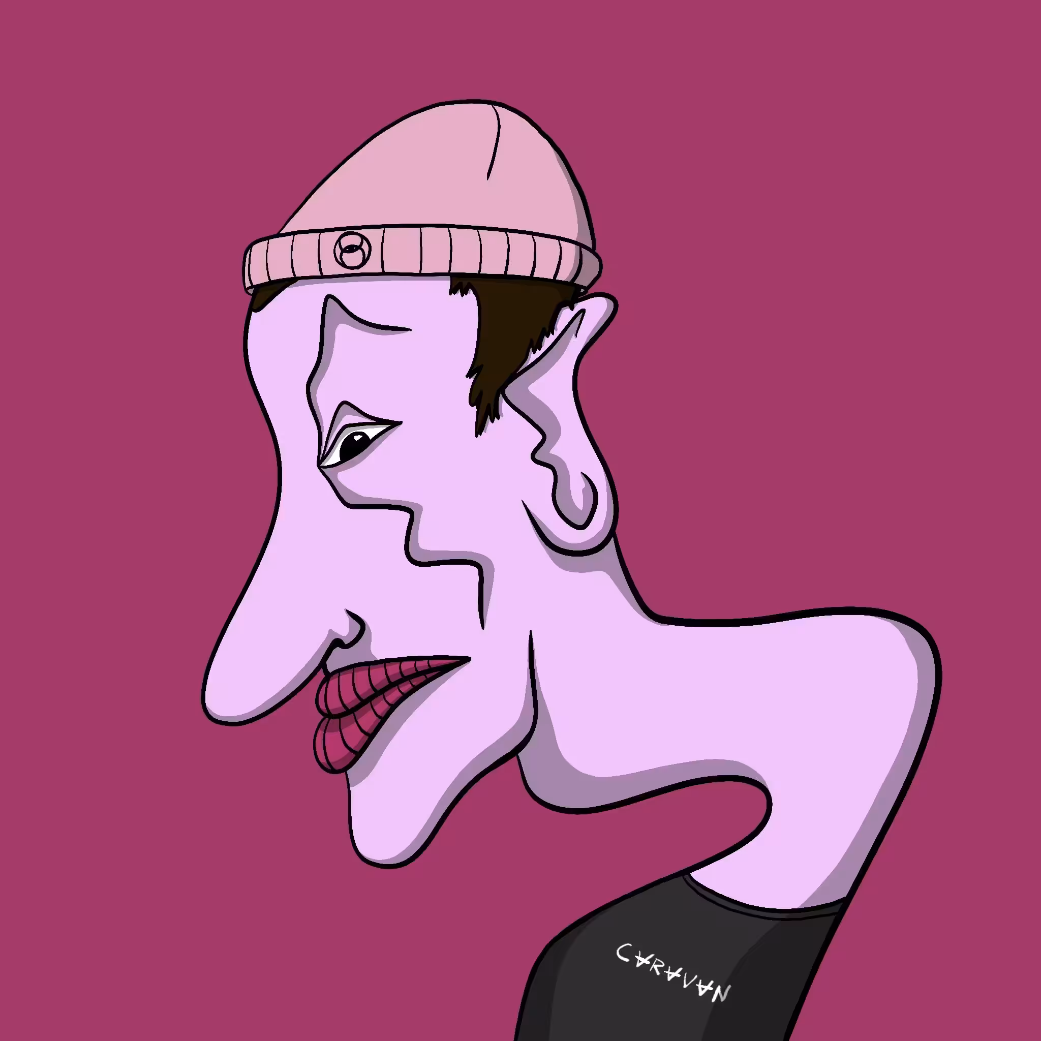 FAWKFACES: #34 Rock Band Tee Face 