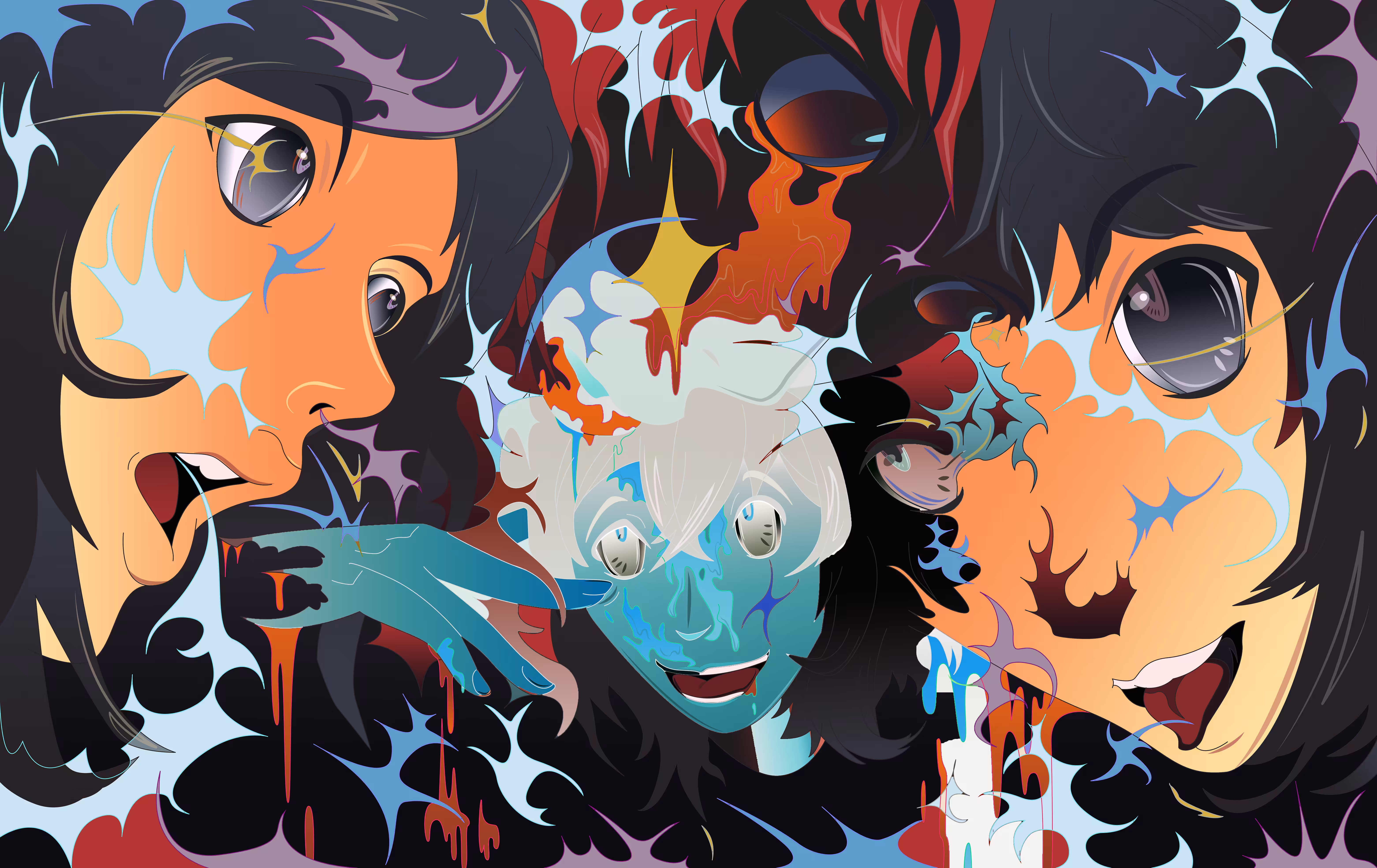 ✣ǝpɨs ʞɹɐp✣