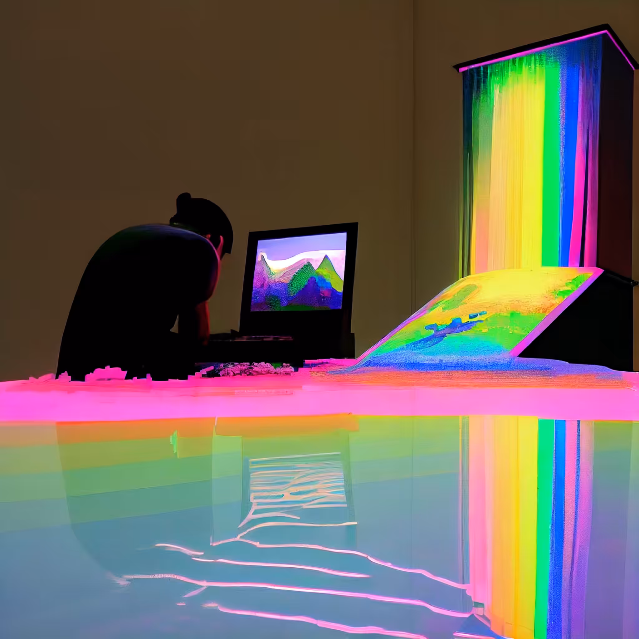 prompt artist at the museum 