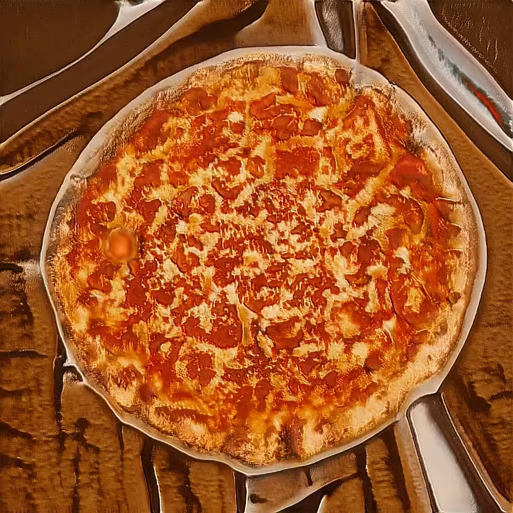 AI Generated Pizza. Edition 003